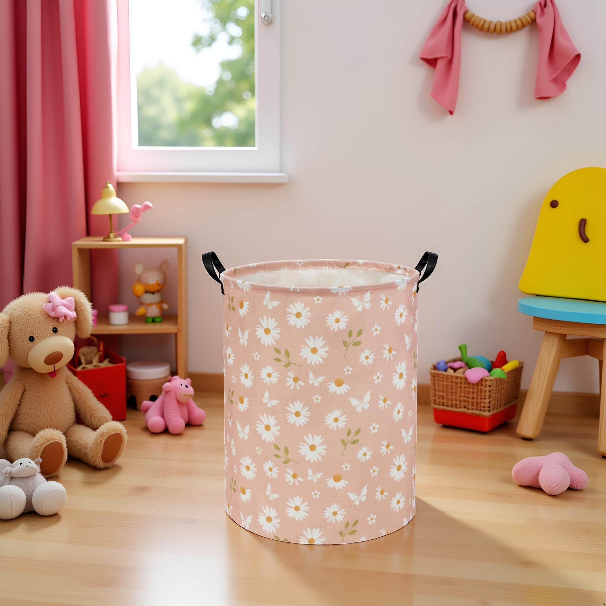 Tibaolover Kids Laundry Basket Baby Hamper Toy Storage Bin For Girls Room Decor Baby Nursery Hamper Gift Baskets For Bedroom Bat