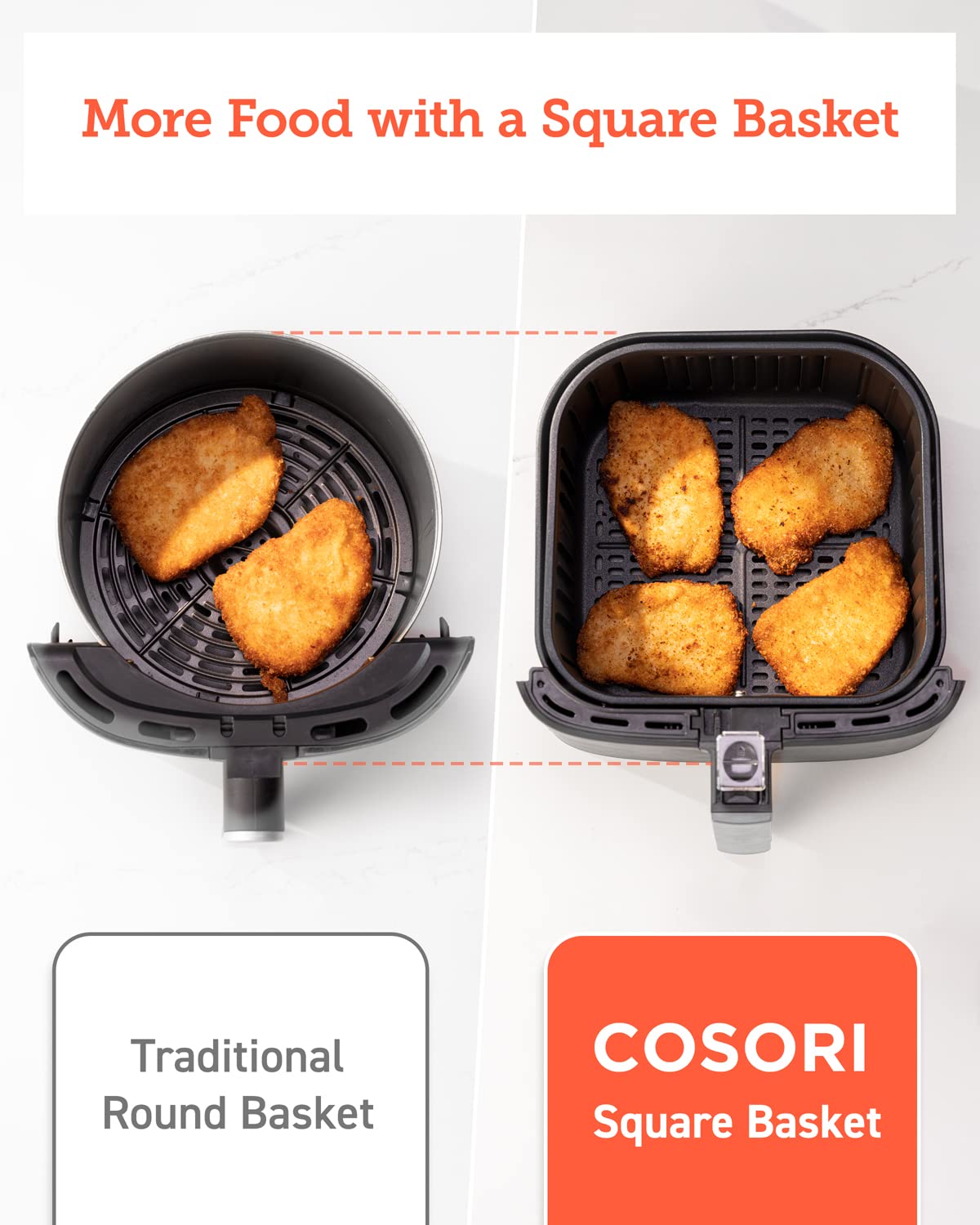COSORI Pro Gen 2 Air Fryer 5.8QT, Black, Aluminum, 13 Functions, Dishwasher-Safe Basket, Model CP168-AF