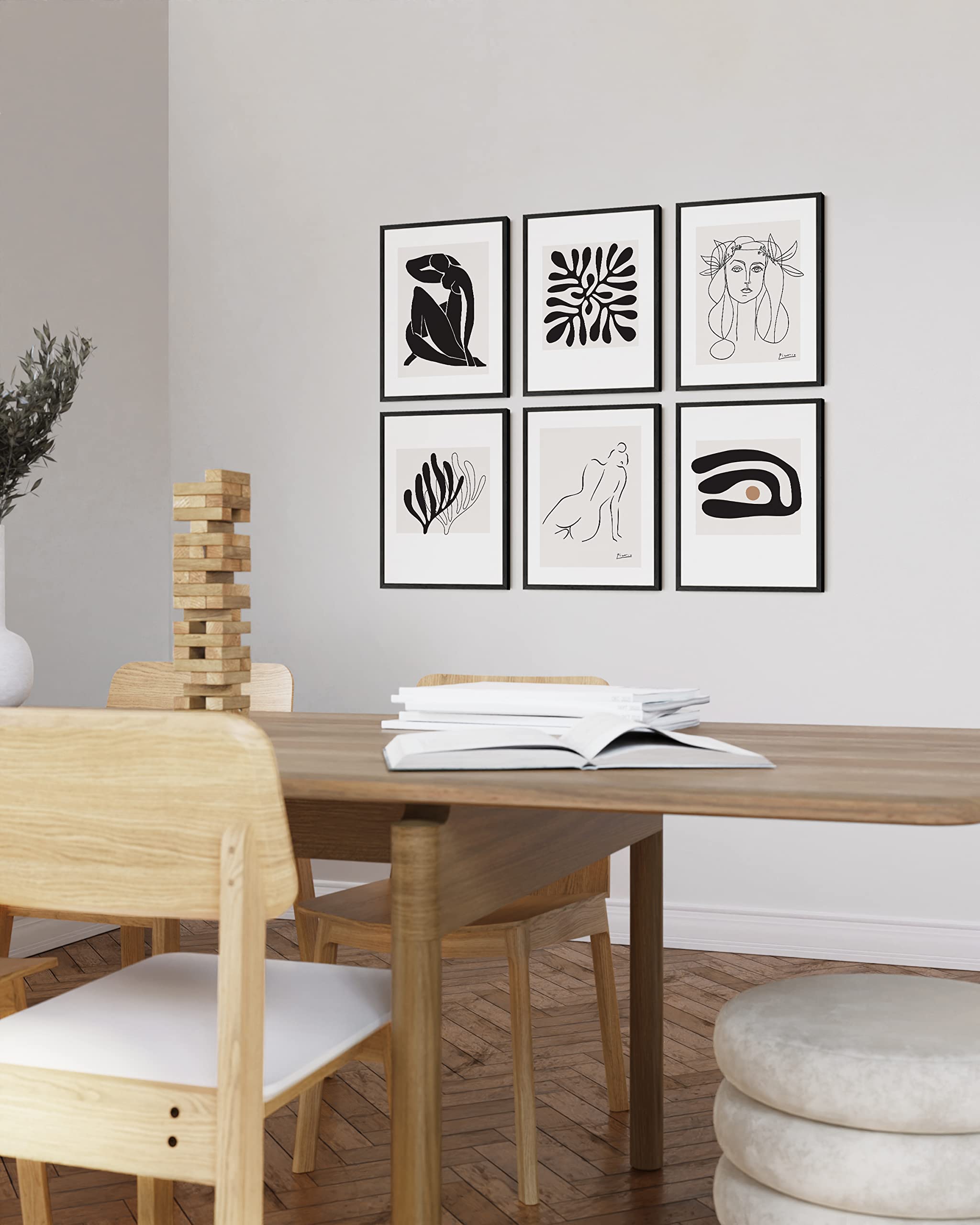 Haus And Hues Henri Matisse Posters & Picasso Prints - Set Of 6 Matisse Art Posters & Picasso Posters | Henri Matisse Prints Art