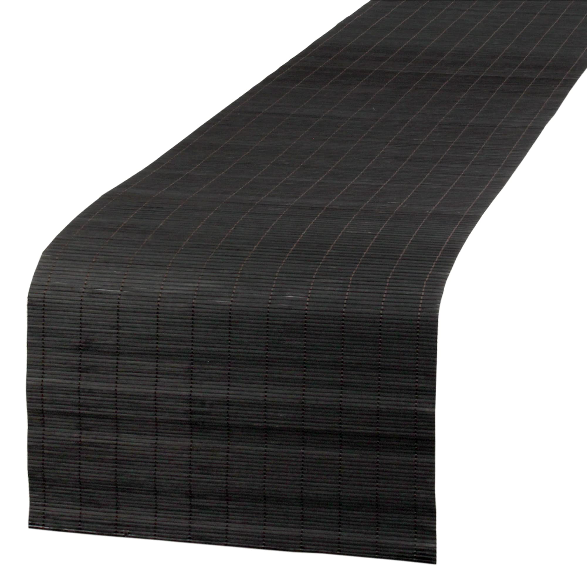 Bamboomn Black Bamboo Matchstick Natural Table Runner, Home D  Cor, 2 Pieces
