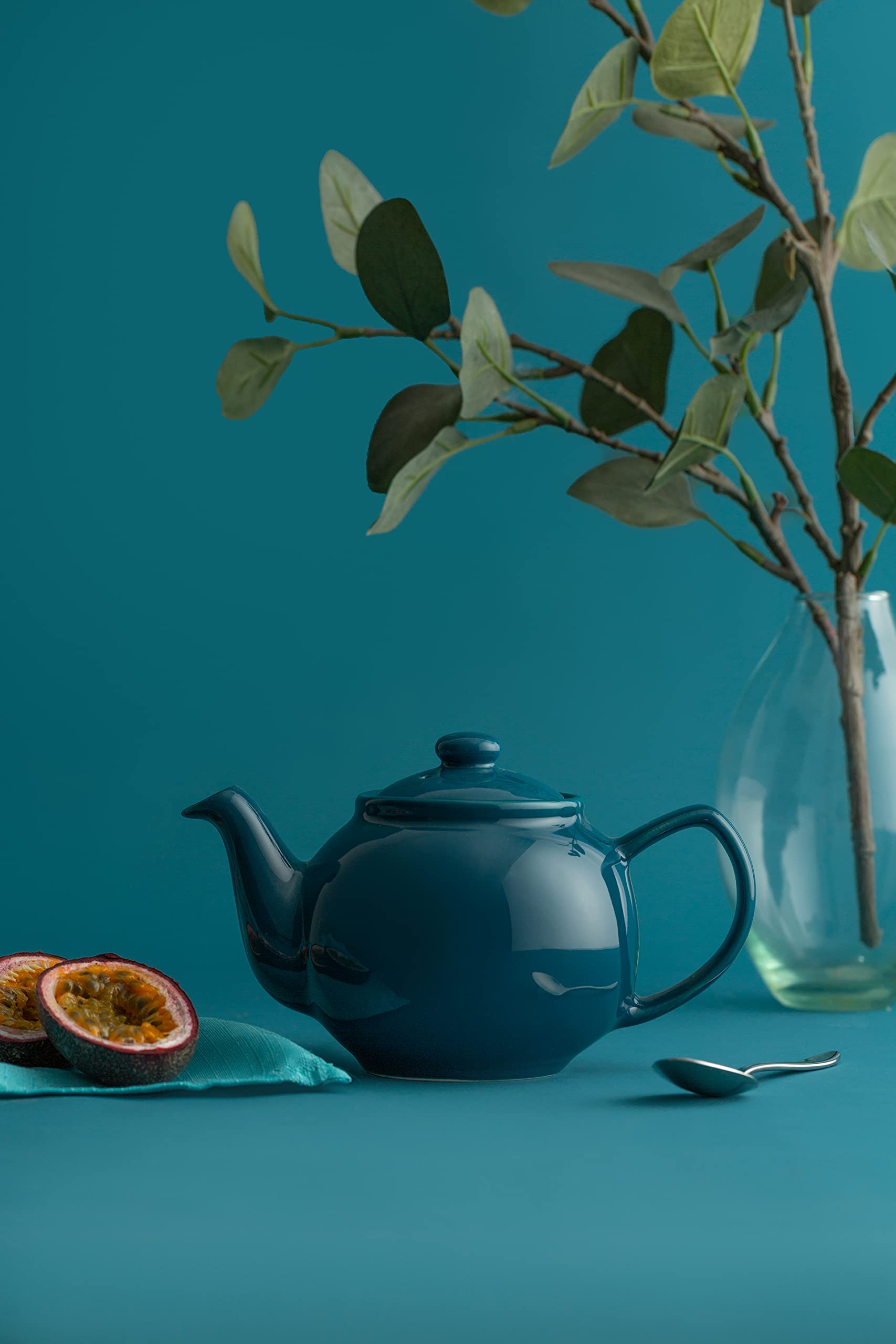 Price & Kensington Teapot | Stoneware, Teal, 2 Cup