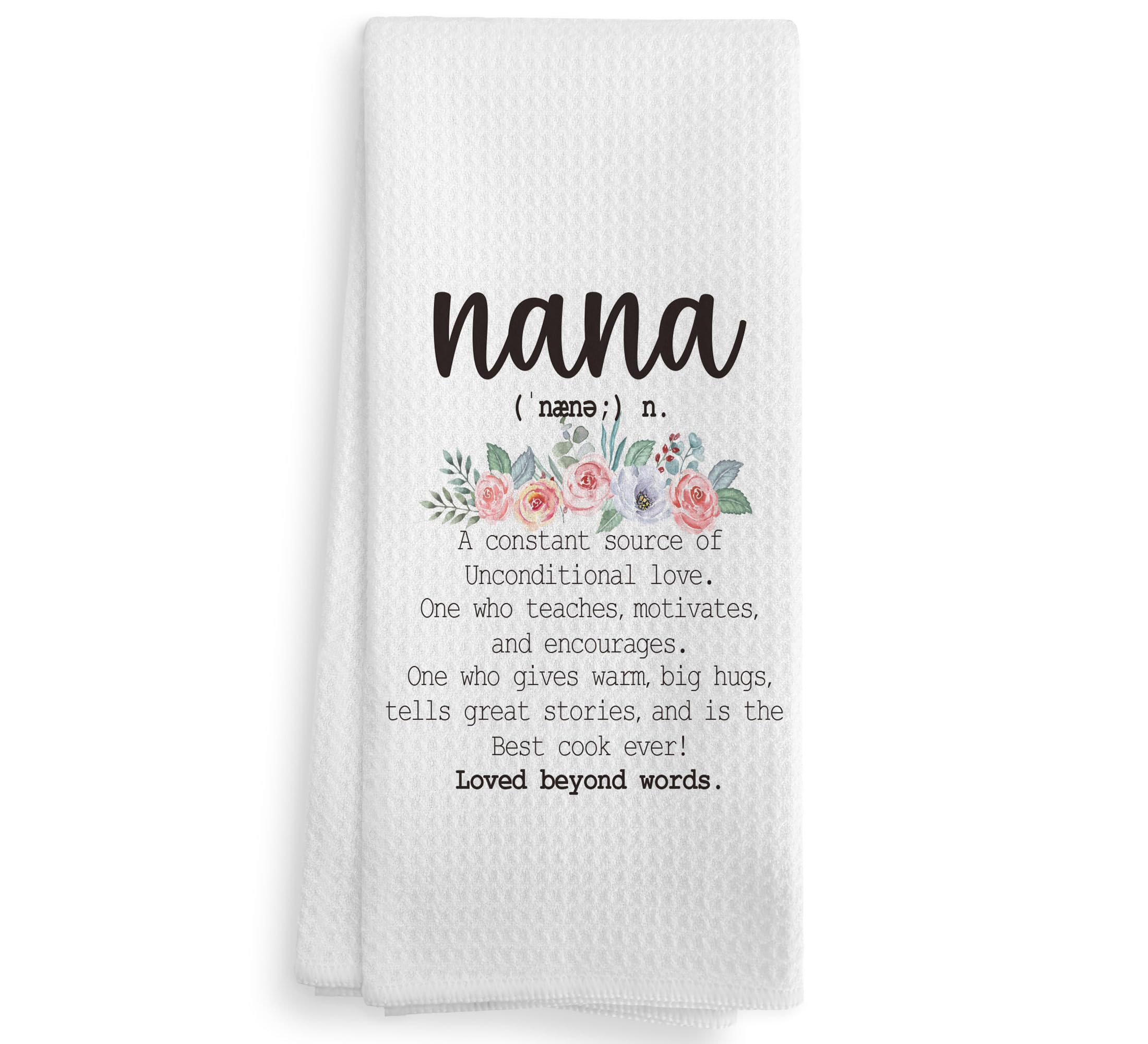 NOQL Nana Gifts Kitchen Towels and Dishcloths, Nana Gifts, Gifts for Nana, Nana Gifts from Grandkids, Grandma Gifts Drying Cloth