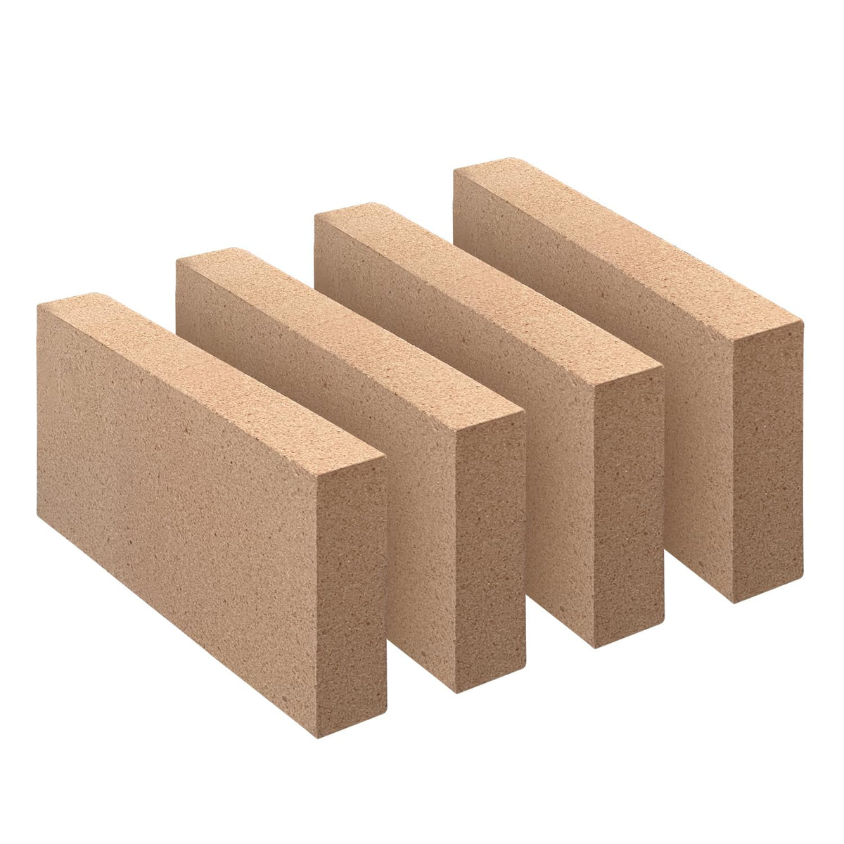 Fire Bricks, Food Grade Woodstove Firebricks, 3000F, Size 9 X 4-1/2'' X 1-1/4''