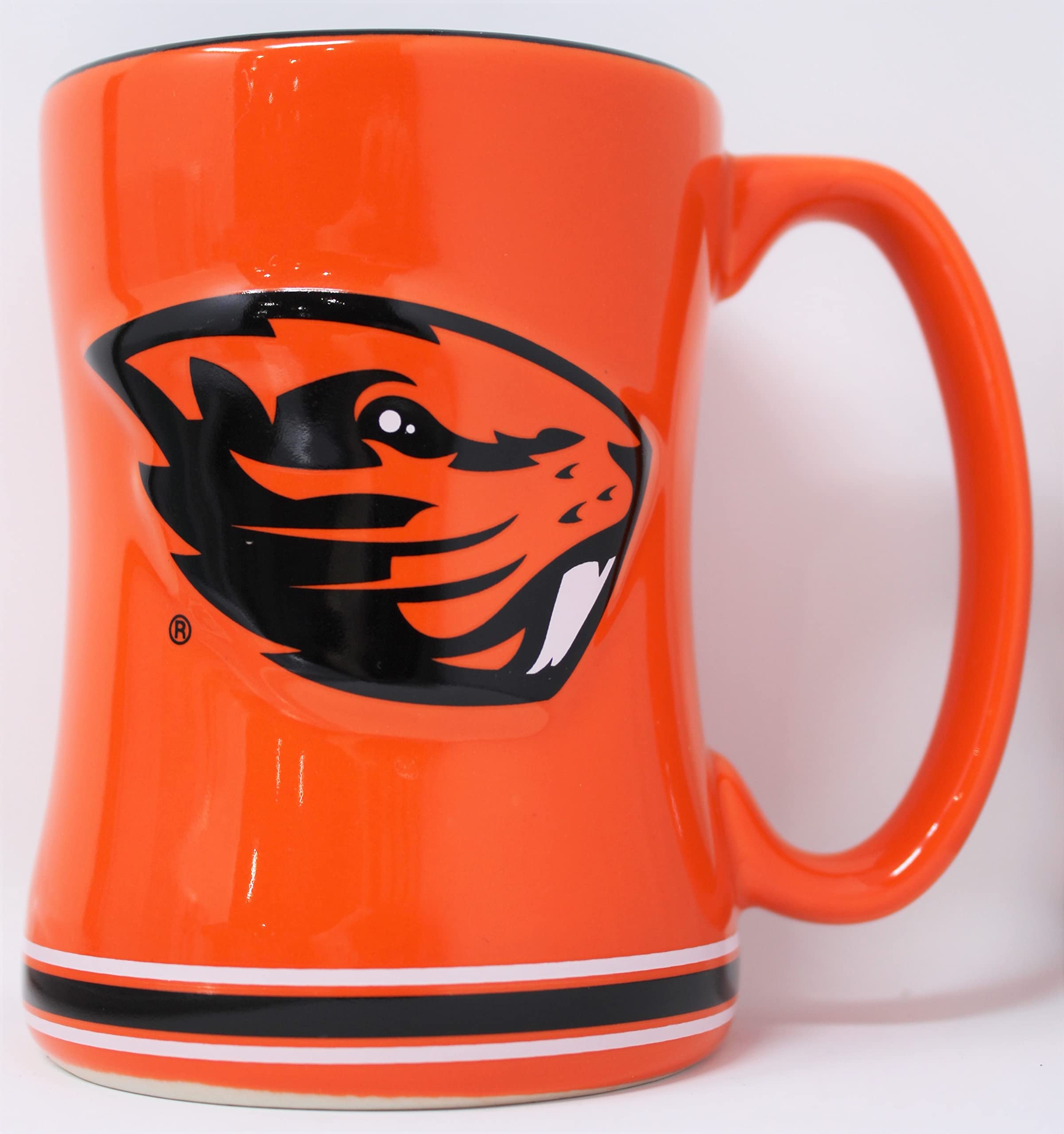 Oregon State Beavers Coffee Mug - 14Oz Sculpted Relief