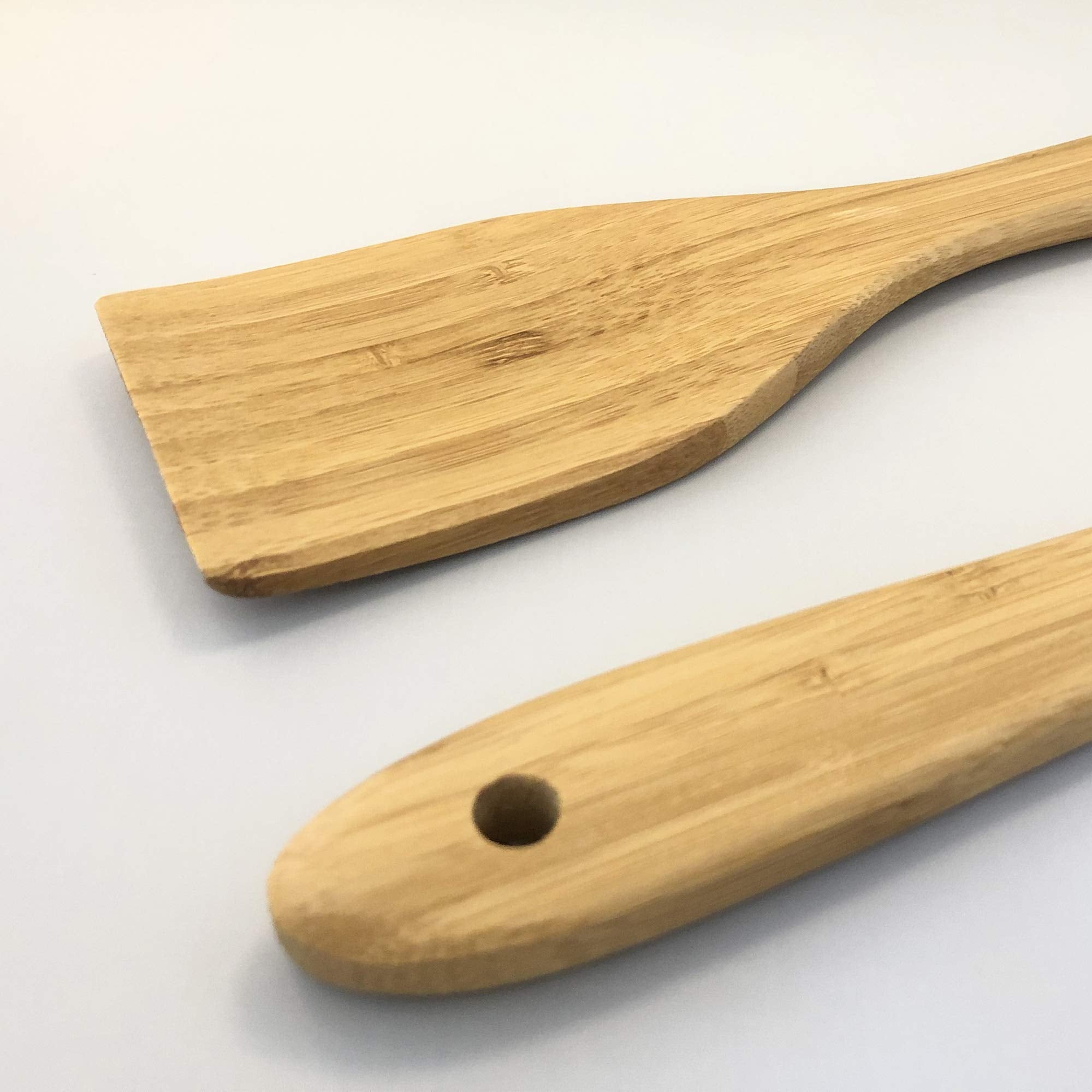 Jb Home Collection 4565, Large Spatula Set Spatulas For Non Stick Cookware Eco-Friendly Bamboo Wooden Kitchen Utensil Set, Pack