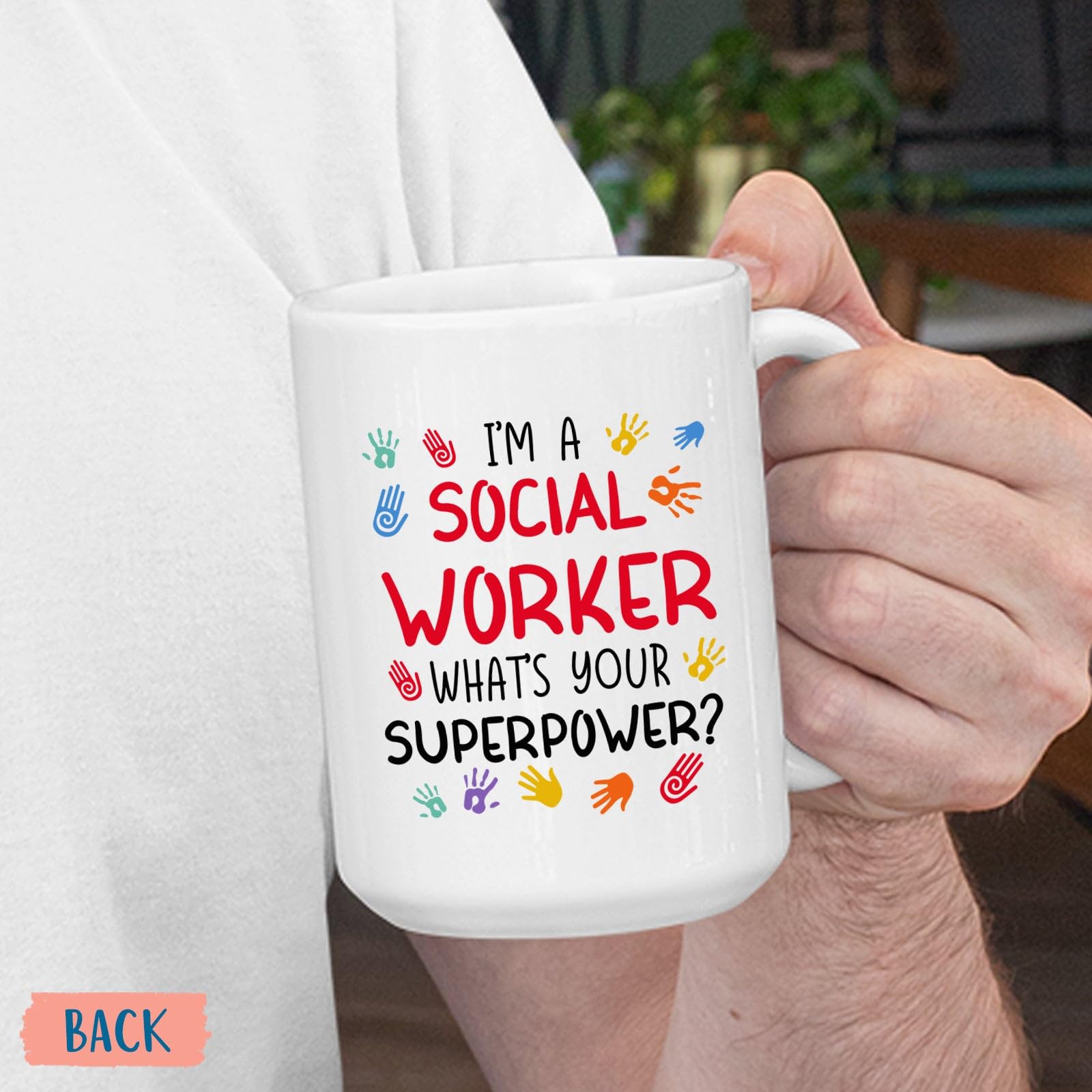 I'm A Social Worker Mug, Personalized Gifts For Best Social Worker, Appreciation Social Worker Cups, Customized Name Social Work