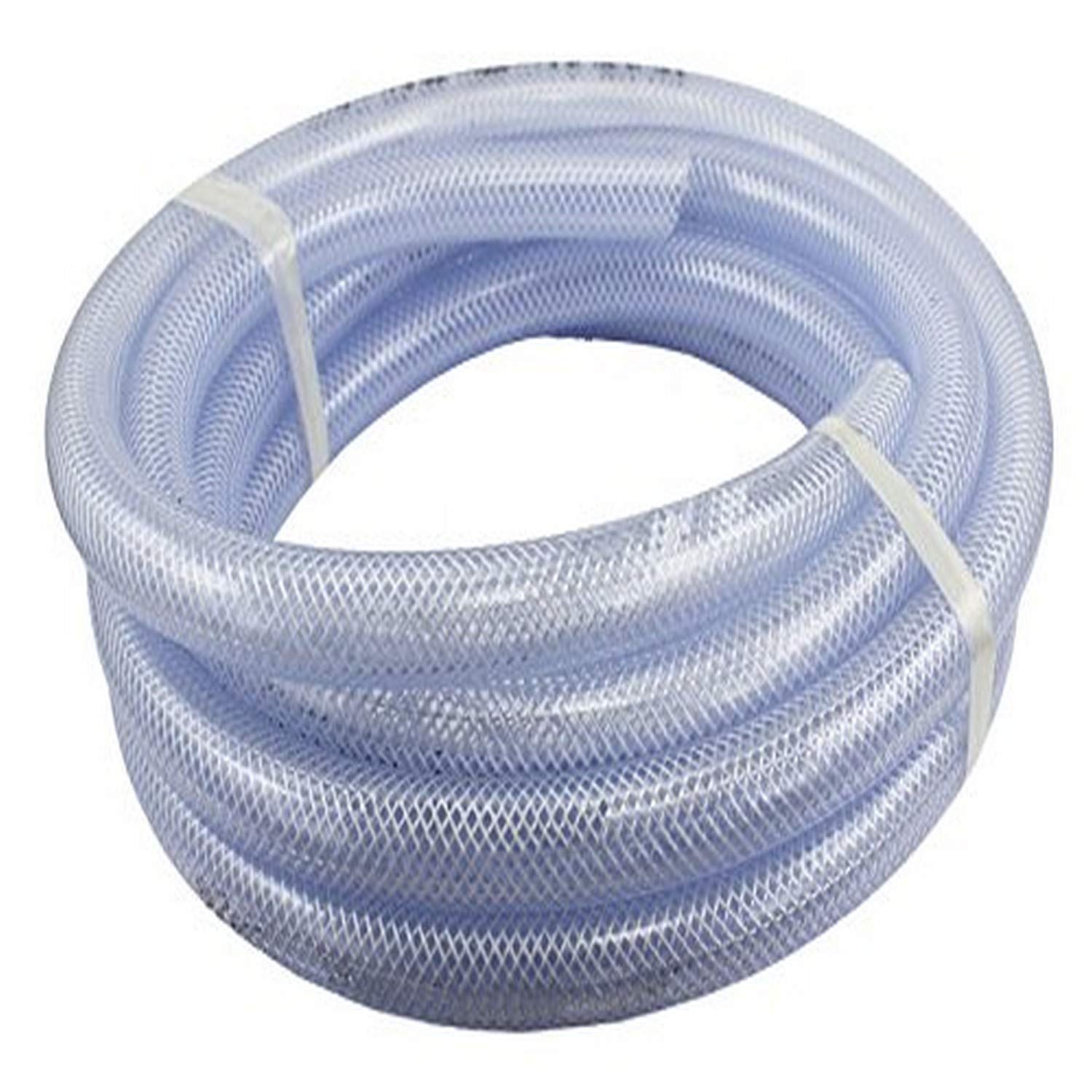 328 Ft X 516 Id High Pressure Braided Clear Flexible Pvc Tubing Heavy Duty Uv Chemical Resistant Vinyl Hose