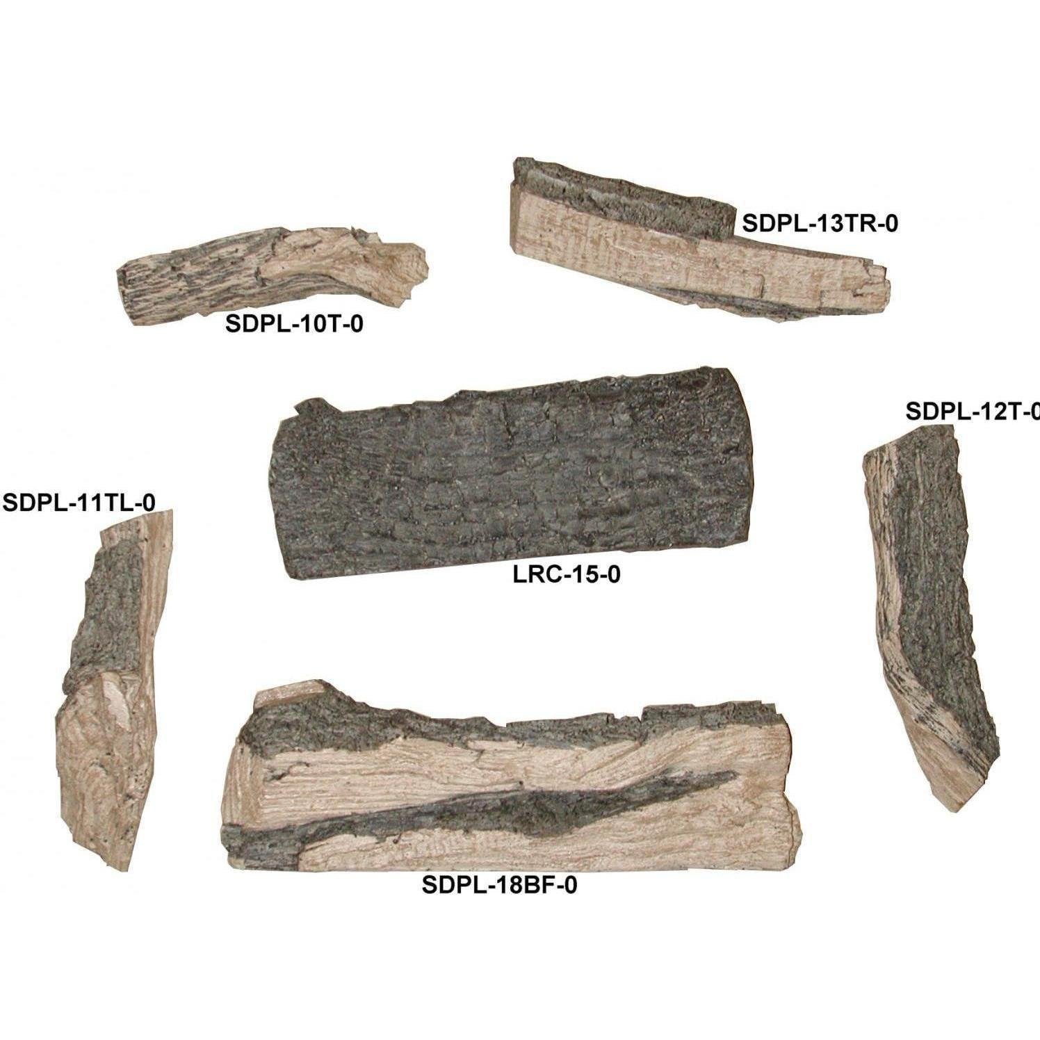 Peterson Real Fyre 24-inch Split Oak Designer Plus Gas Logs (Logs Only  No Burner)