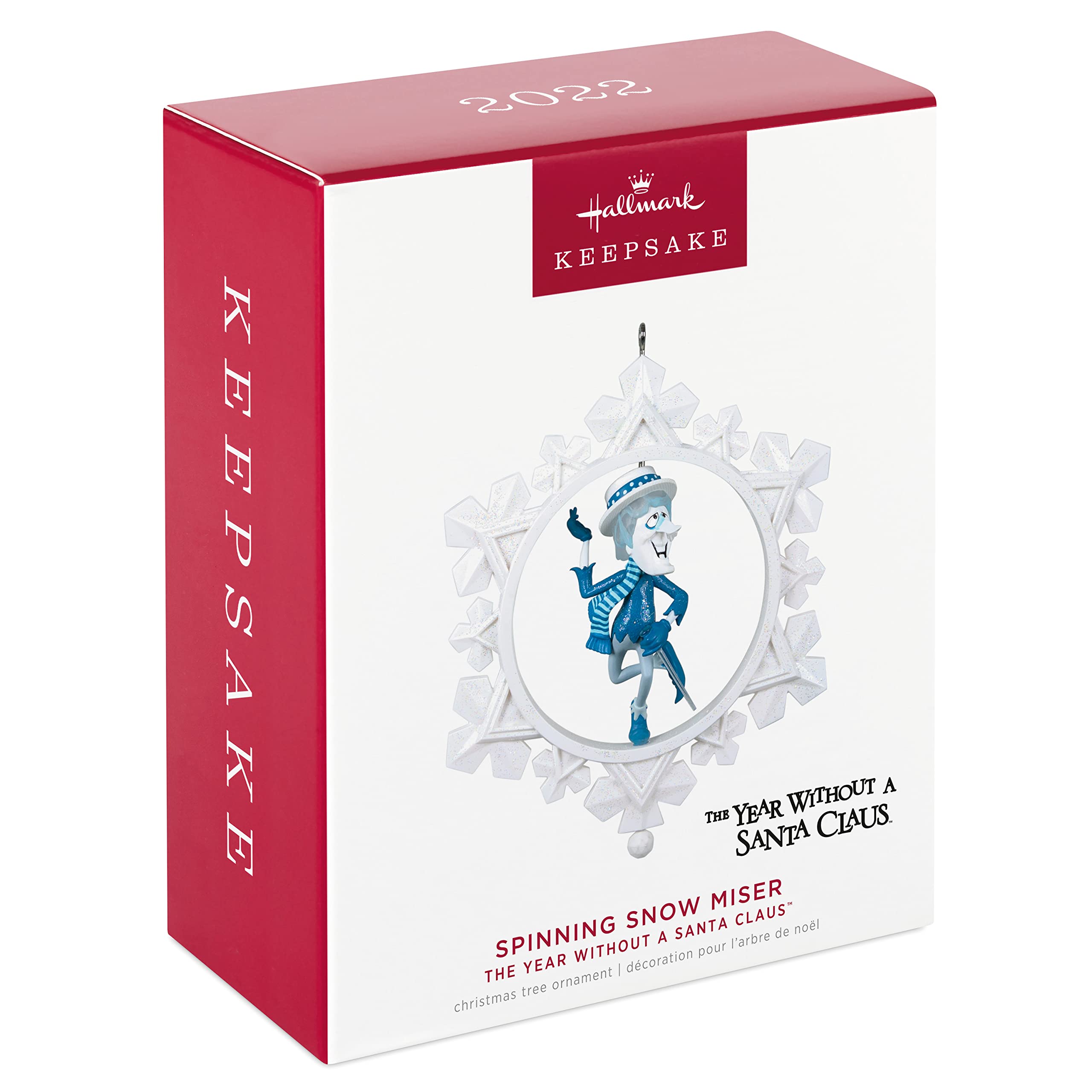 Hallmark Keepsake Christmas Ornament 2022, The Year Without a Santa Claus Spinning Snow Miser
