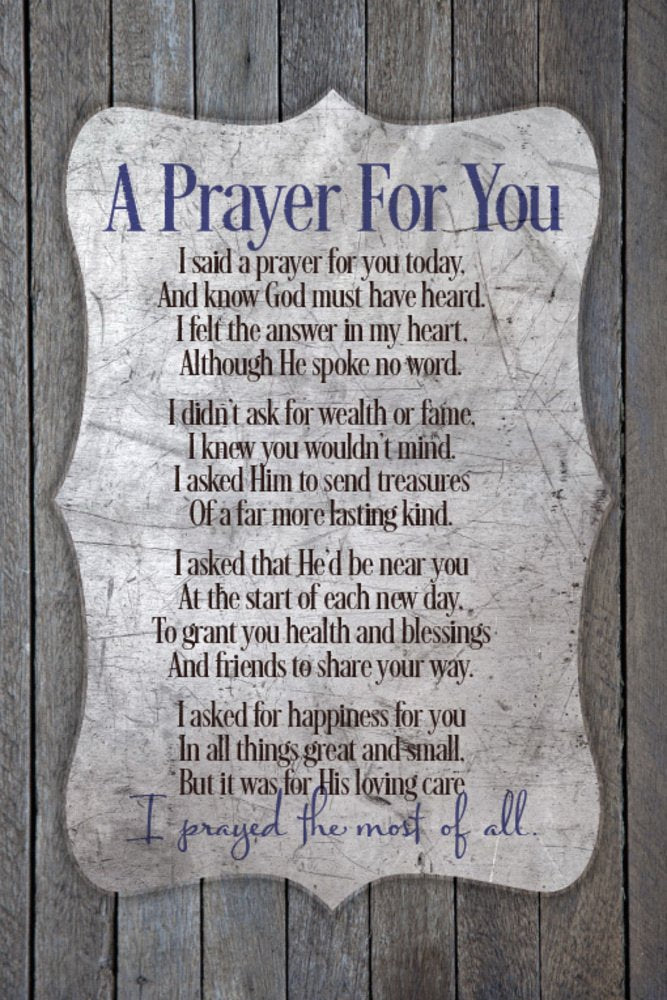 Dexsa A Prayer For You...New Horizons Wood Plaque | Made in the USA