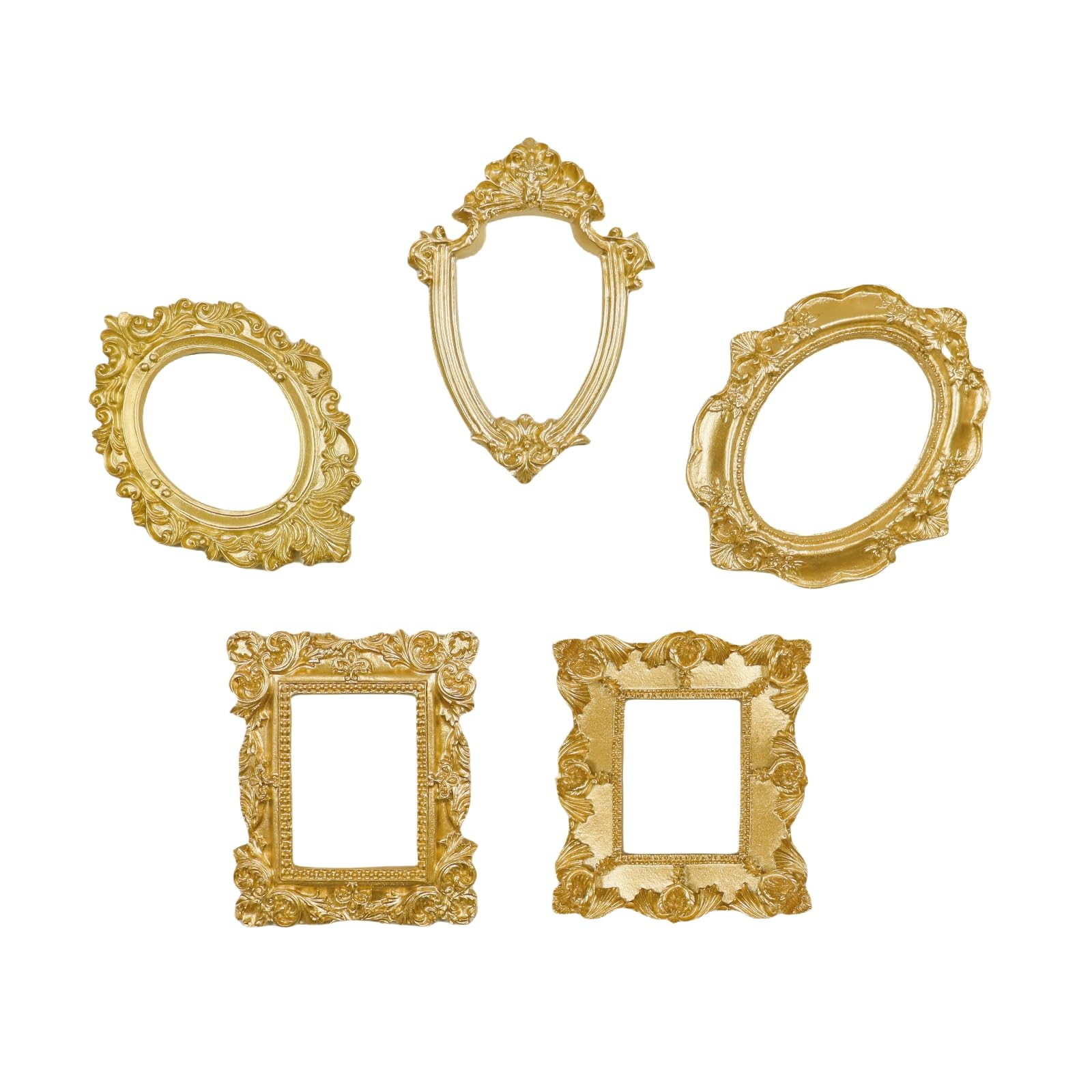 ERESGREAT Mini frames Vintage picture frames Small frames Antique picture frames Vintage gold frames Mini gold frames Jewelry Di
