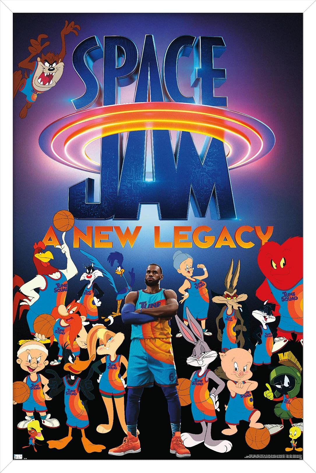 Trends International Space Jam: A New Legacy - Team Wall Poster, 14.725'' X 22.375'', White Framed Version