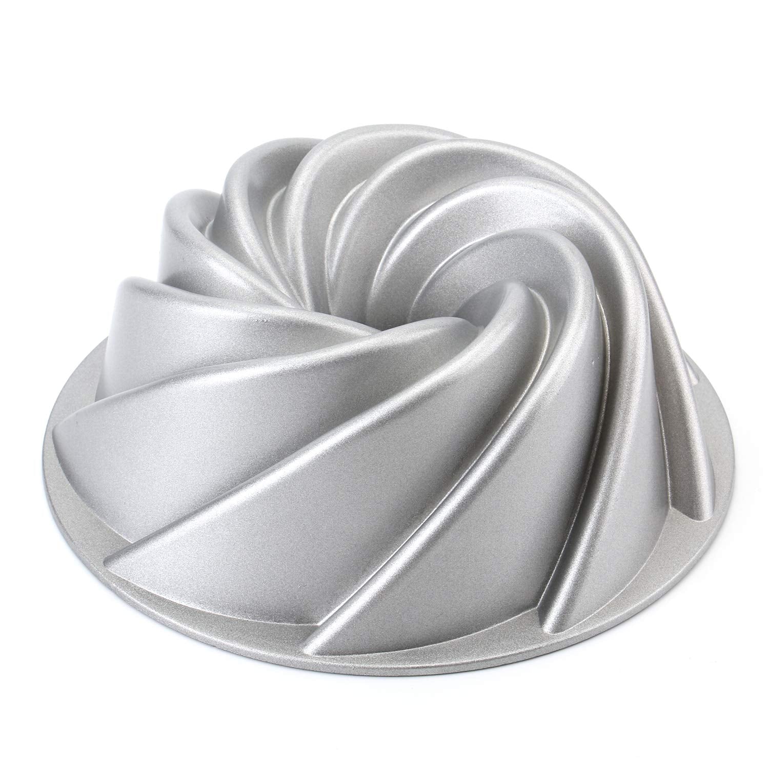 Tosnail 9-Inch Non-Stick Fluted Cake Pan Round Cake Pan Specialty And Novelty Cake Pan