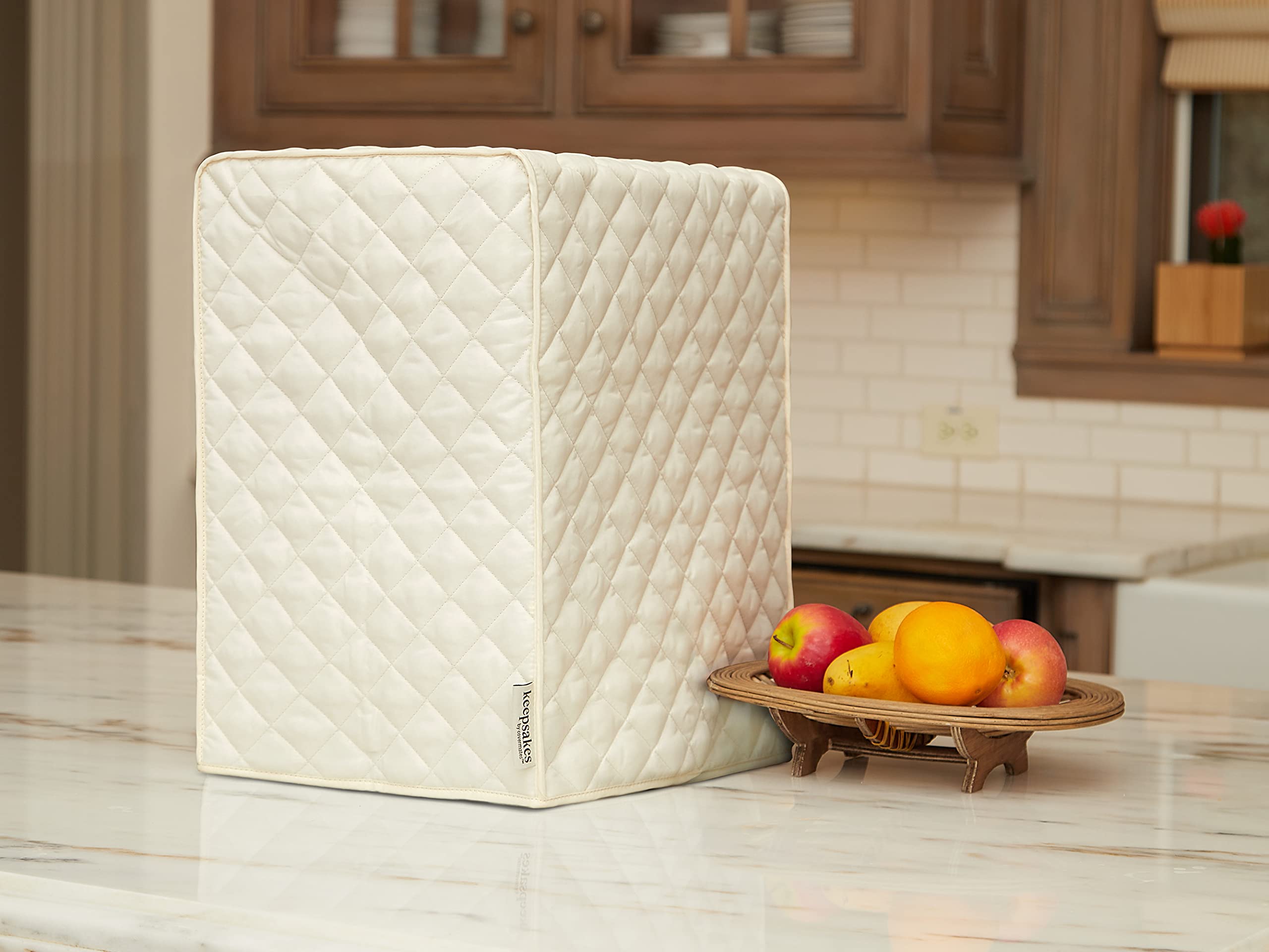 Covermates Keepsakes - Blender Cover - Dust Protection - Stain Resistant - Washable - Appliance Cover-Cream