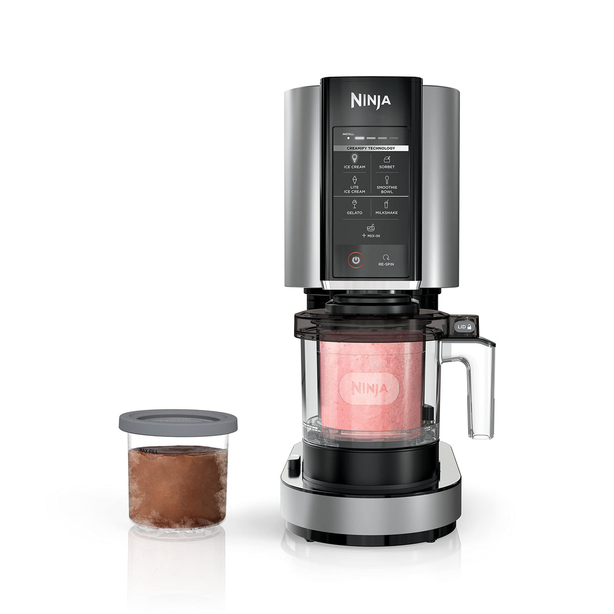 Ninja Nc301 Creami Ice Cream Maker, For Gelato, Mix-Ins, Milkshakes, Sorbet, Smoothie Bowls & More, 7 One-Touch Programs, With (