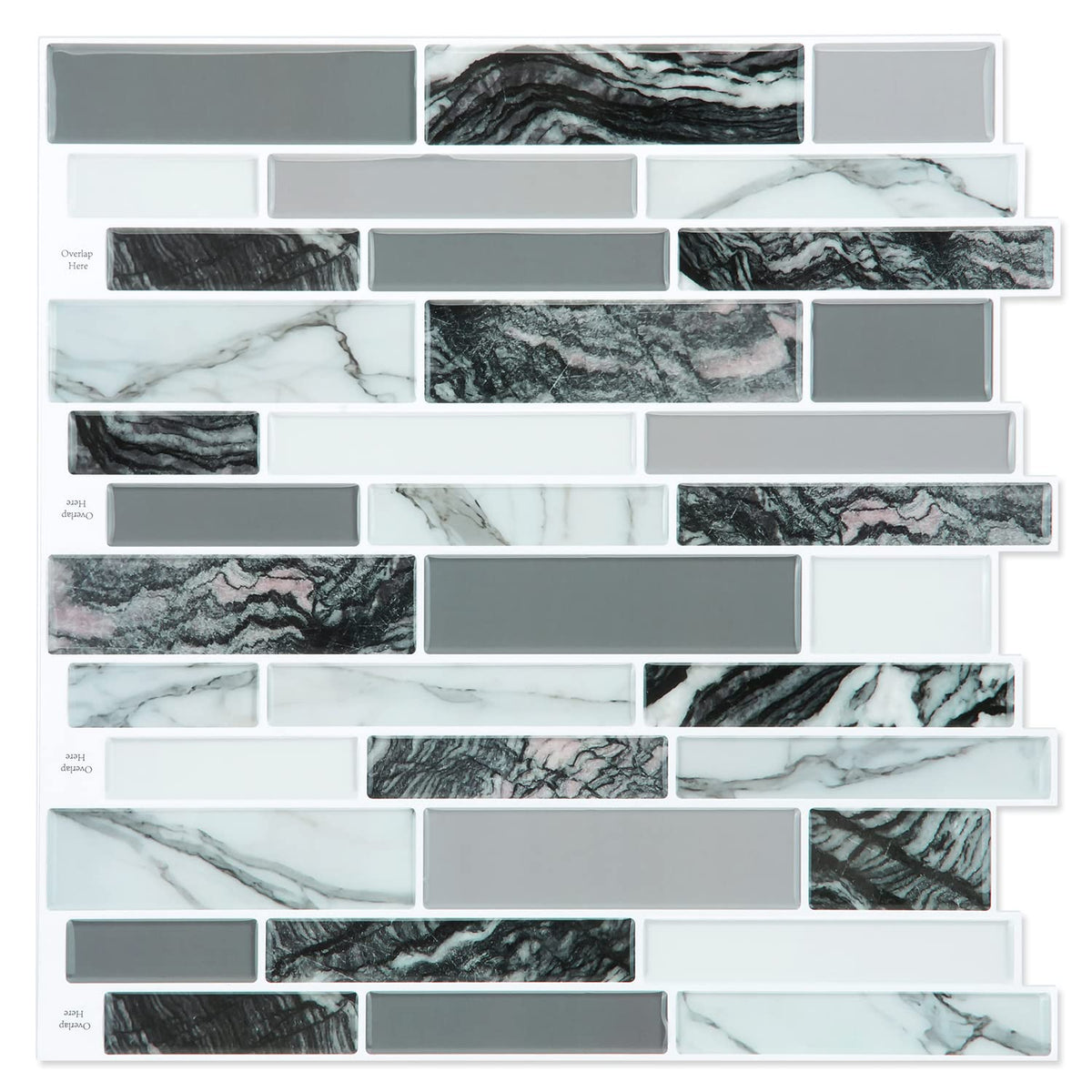 Vamos Tile 10-Sheet Peel And Stick Tile Backsplash,12 ''X12 '' Premium Wall Sticker Stick On Kitchen Backsplash Peel And Stick T