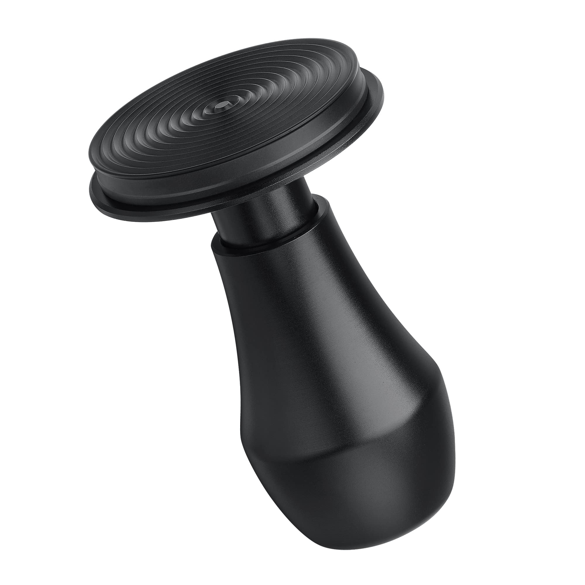 Normcore 58.5mm Espresso Coffee Tamper V4 - Titanium PVD Coating Ripple Base - Spring Loaded Tamper - 15lb / 25lb / 30lbs Replacement Springs - Anodized Aluminum Handle and Stand