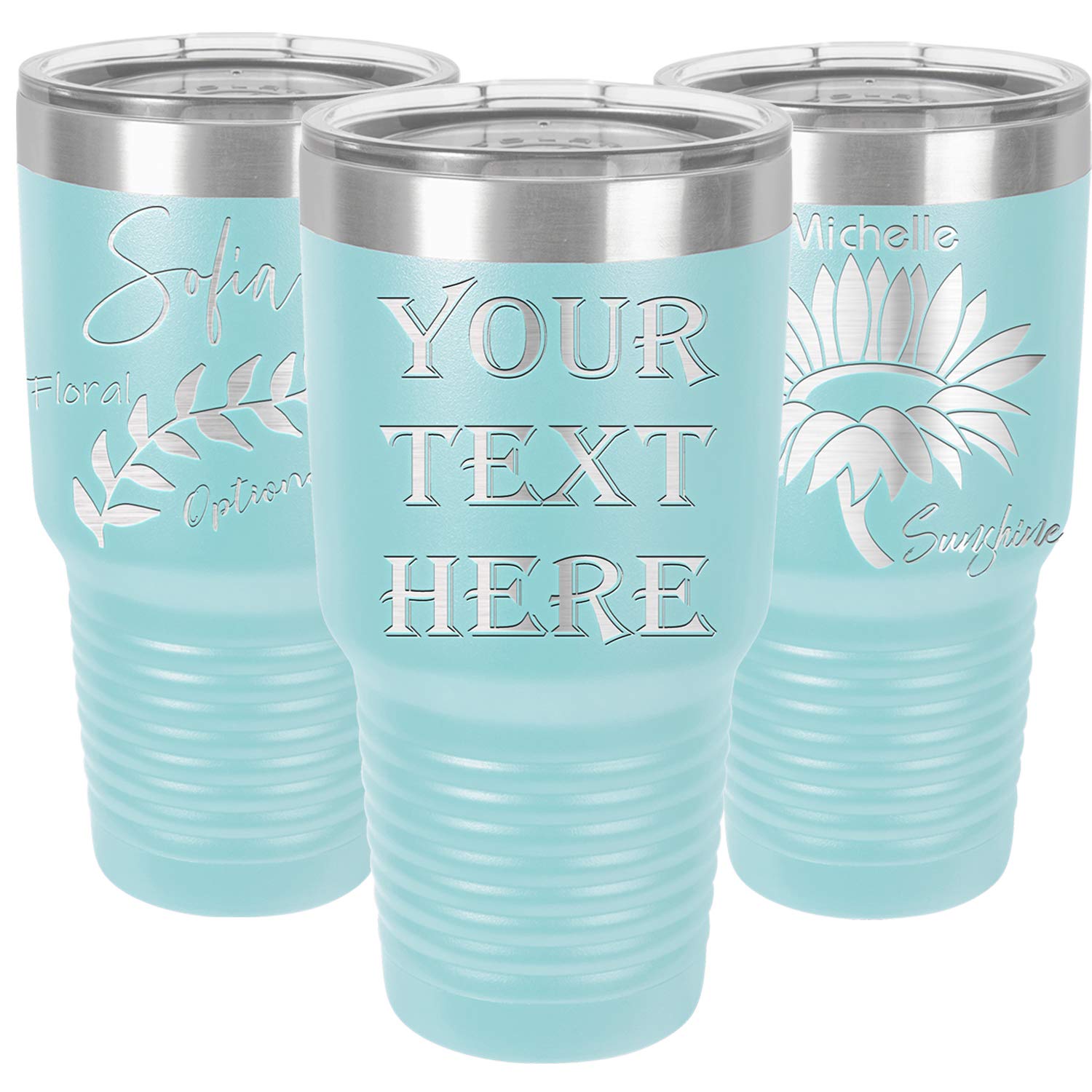 Personalized Tumblers With Lids And Straws, Your Text Engraved In Usa By Iproductsus,30Oz Vacuum Insulated Travel Coffee Mugs,St