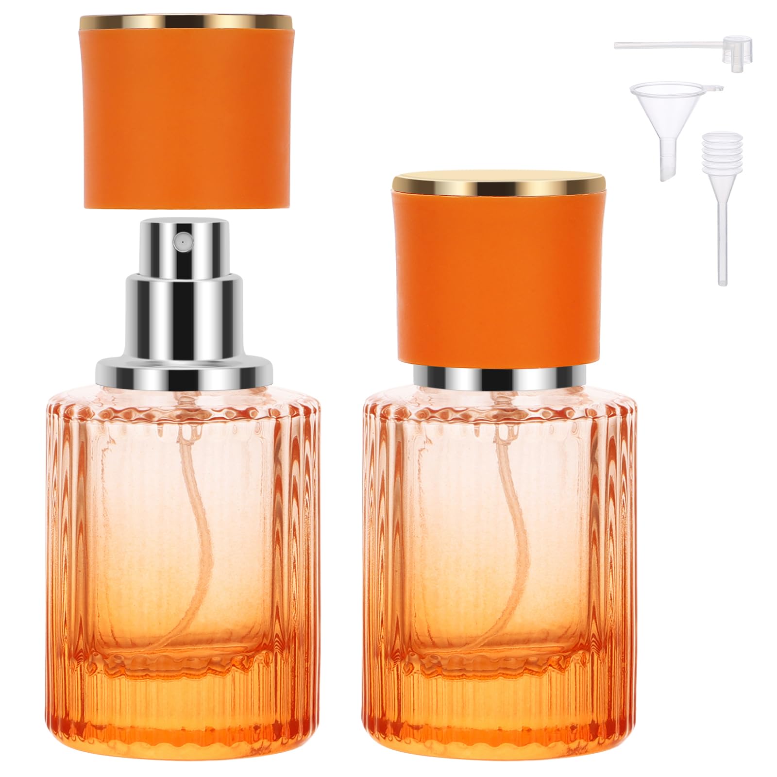 Segbeauty 1Oz Refillable Perfume Atomizer, 30Ml Travel Glass Spray Bottle For Perfume, Pack Of 2 Small Travel Size Empty Bottles
