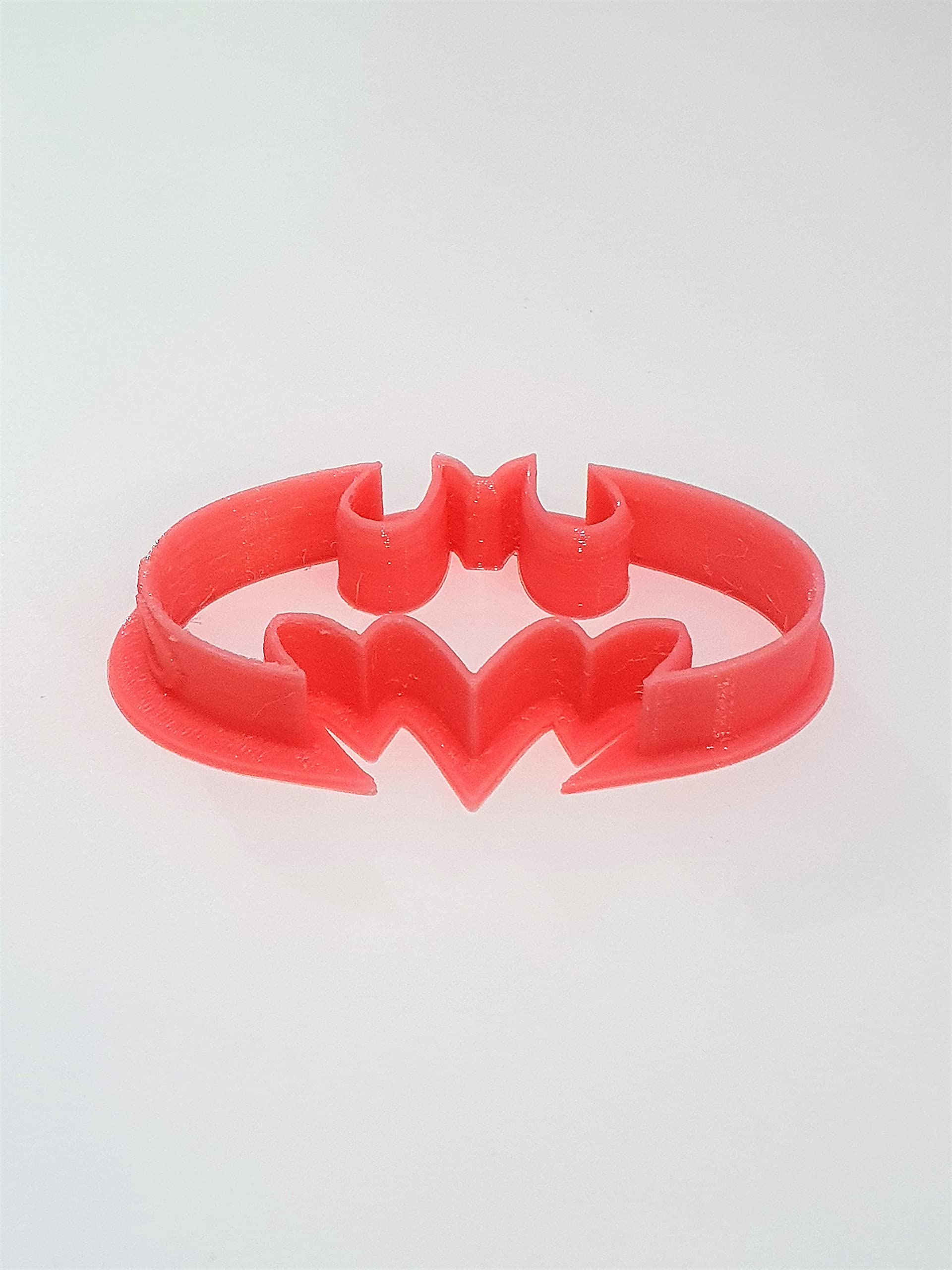 T3D Cookie Cutters Bat Man Cookie Cutter, Suitable For Cakes Biscuit And Fondant Cookie Mold For Homemade Treats, 3.60''X2.26''X
