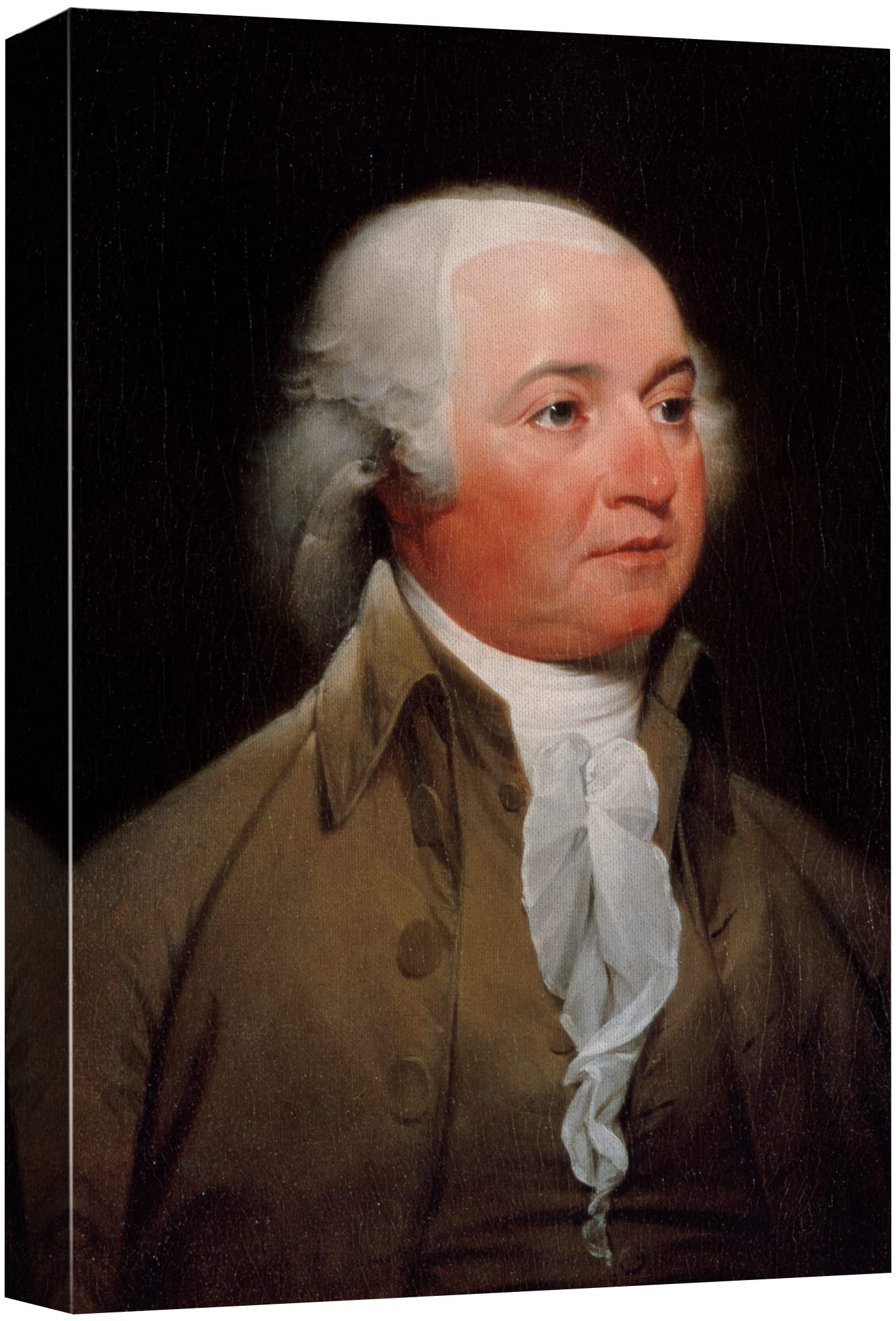 Wall26 Canvas Print Wall Art Portrait Of John Adams People Pop Culture Historical Realism Famous Closeup Colorful Multicolor Cla