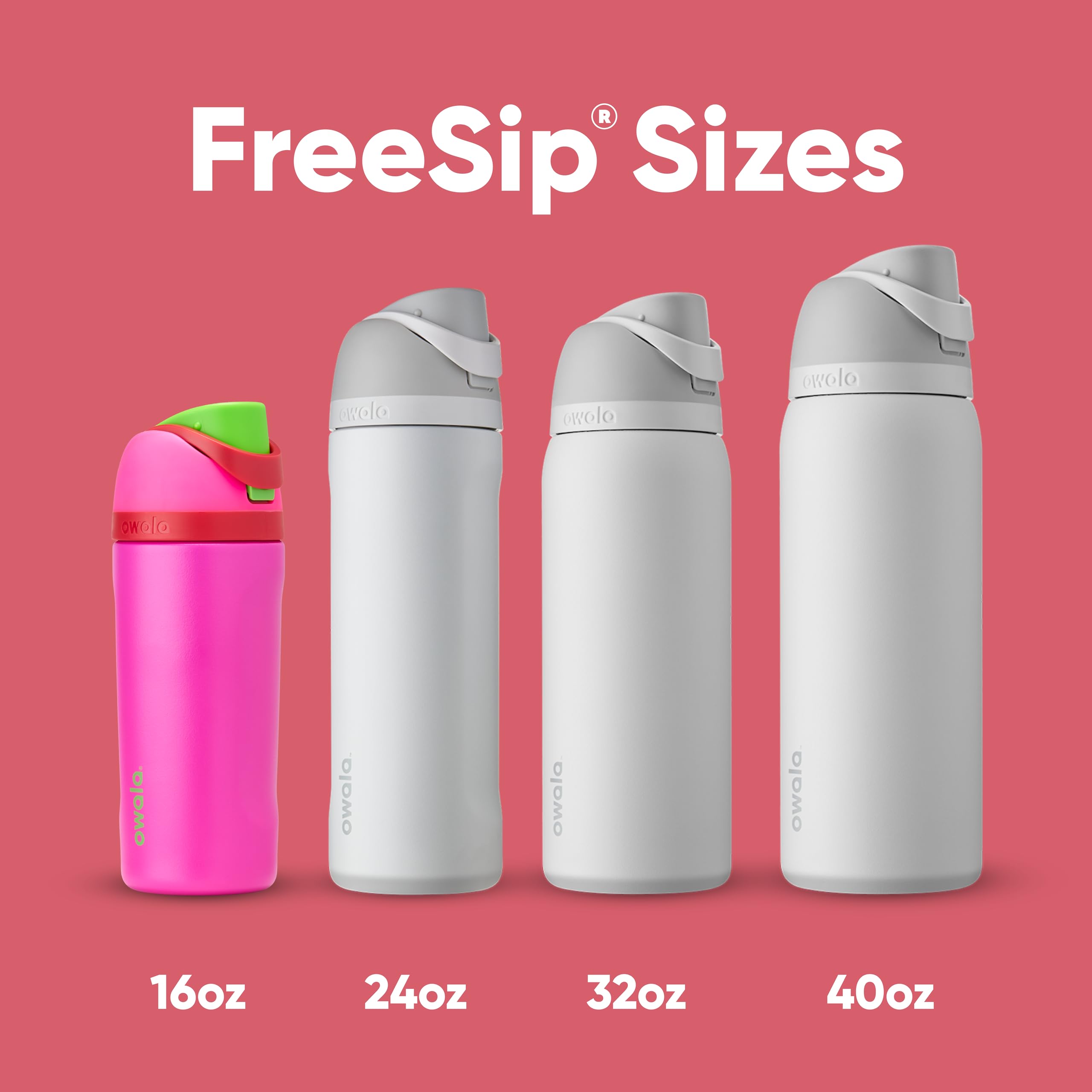 Owala Kids Freesip Insulated Stainless Steel Water Bottle With Straw For Sports, Travel, And School, Bpa-Free Sports Water Bottl