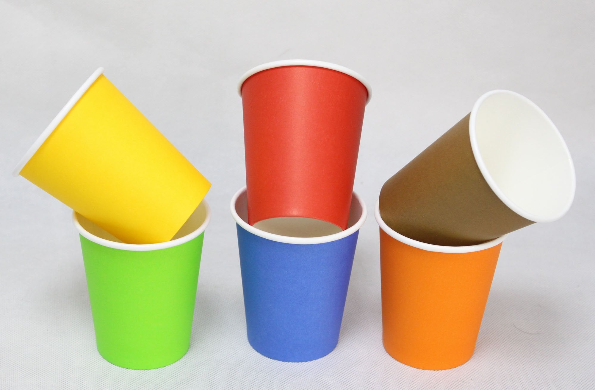 Yes!Fresh Hot Party Paper Cups, 8 Ounce, 50 Count, Multiple Colors (Multiple Colors)