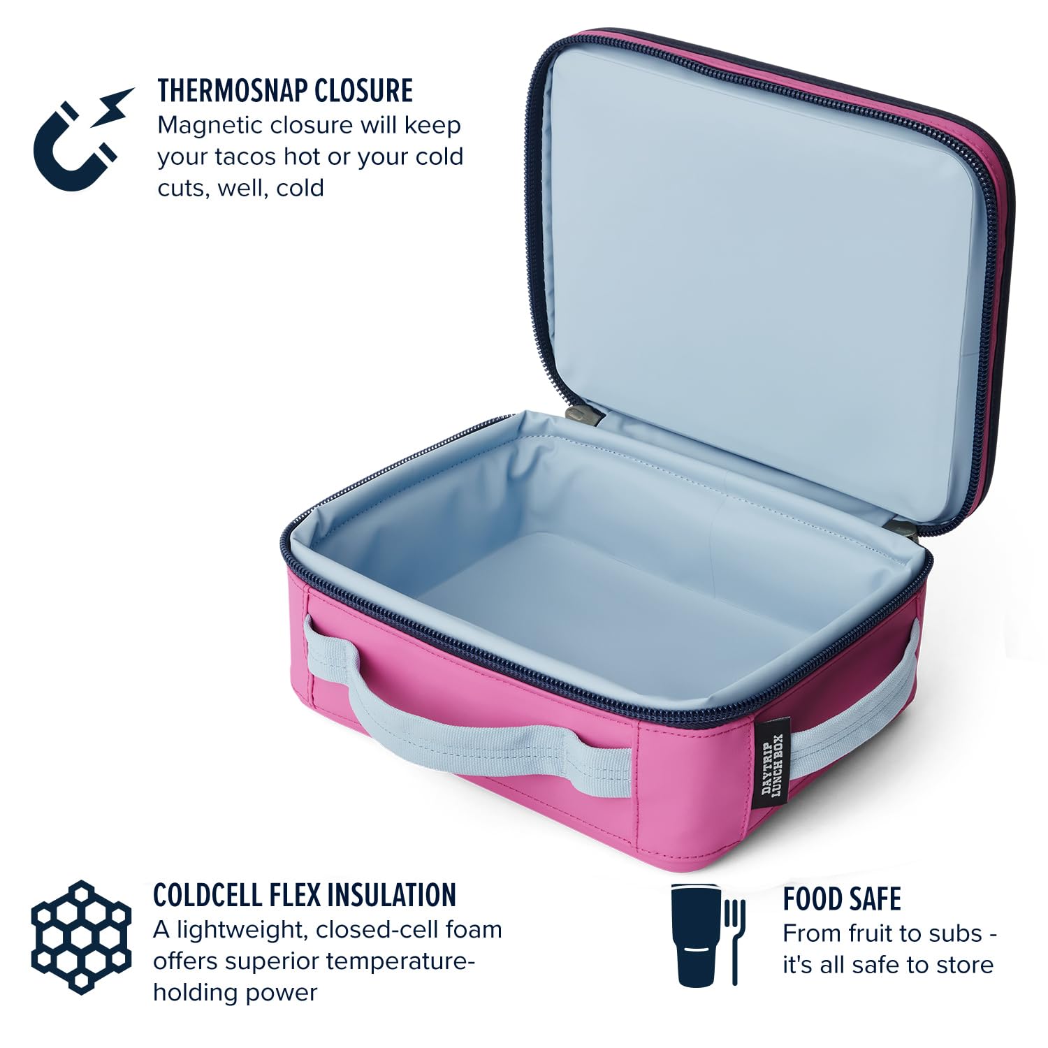 Yeti Daytrip Lunch Box, Wildflower Fuchsia/Navy