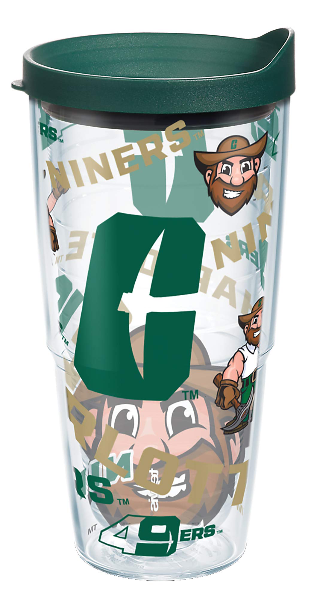 Tervis Made In Usa Double Walled University Of North Carolina Unc Charlotte 49Ers Insulated Tumbler Cup Keeps Drinks Cold & Hot,