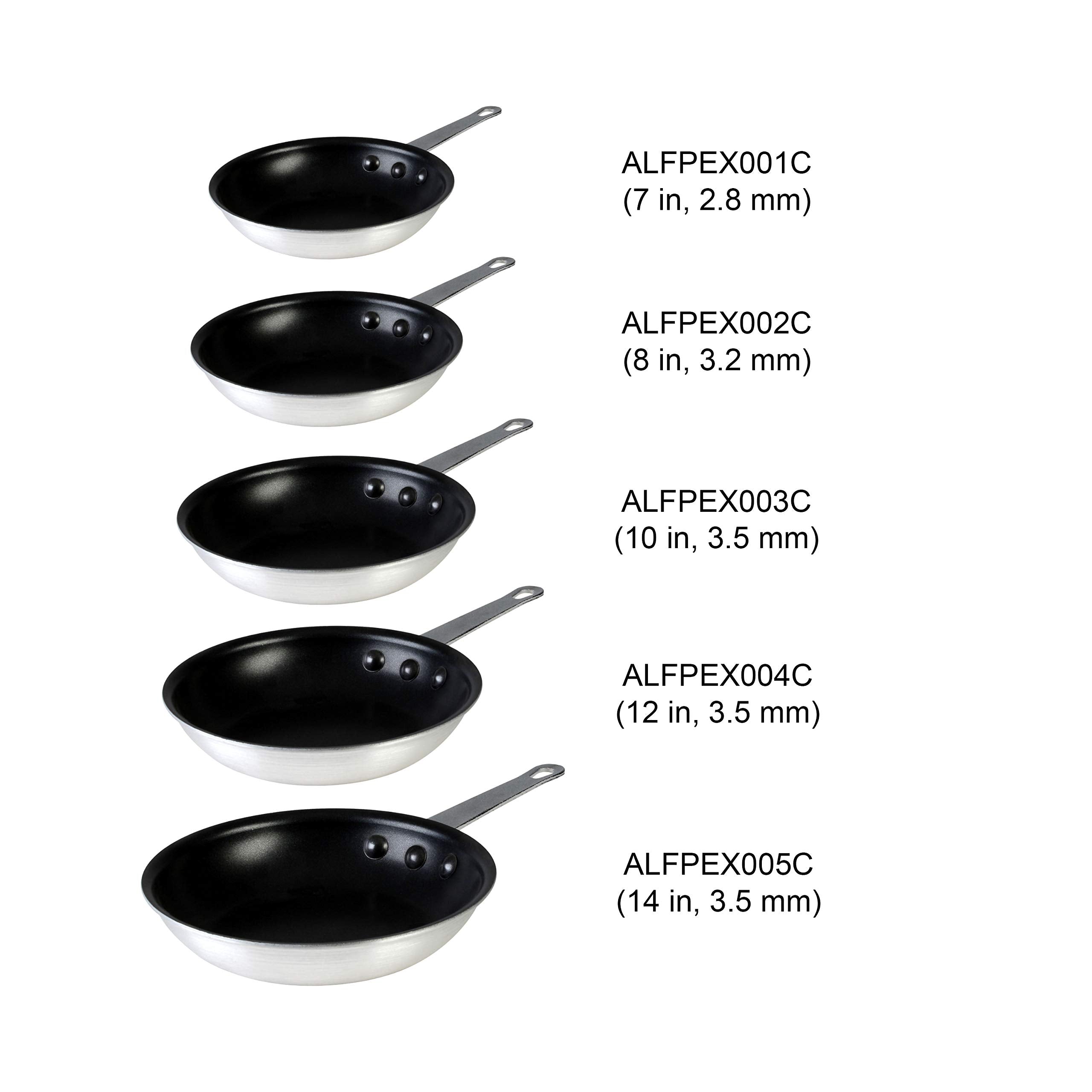 Thunder Group 7 Inch Aluminum Alloy Professional Quantum Ii Nonstick Fry Pan