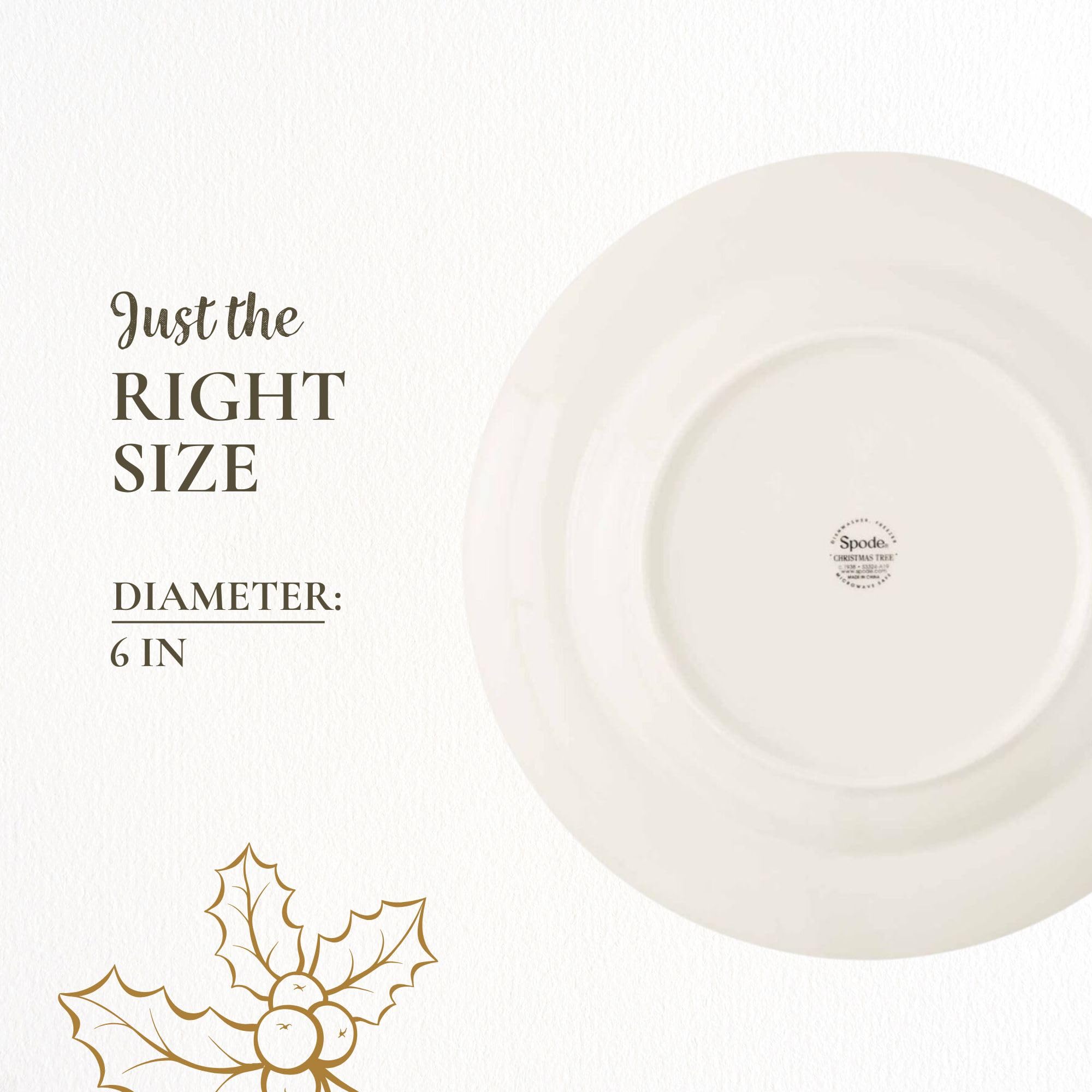 Spode Christmas Tree 6'' Bread & Butter Plate