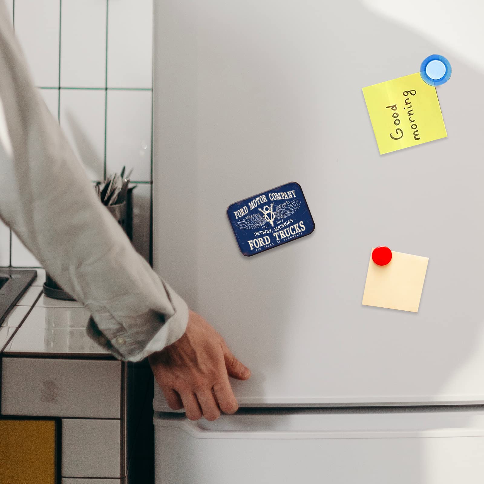 Desperate Enterprises Ford Trucks 100 Years Refrigerator Magnet - Funny Magnets For Office, Home & School - Made In The Usa