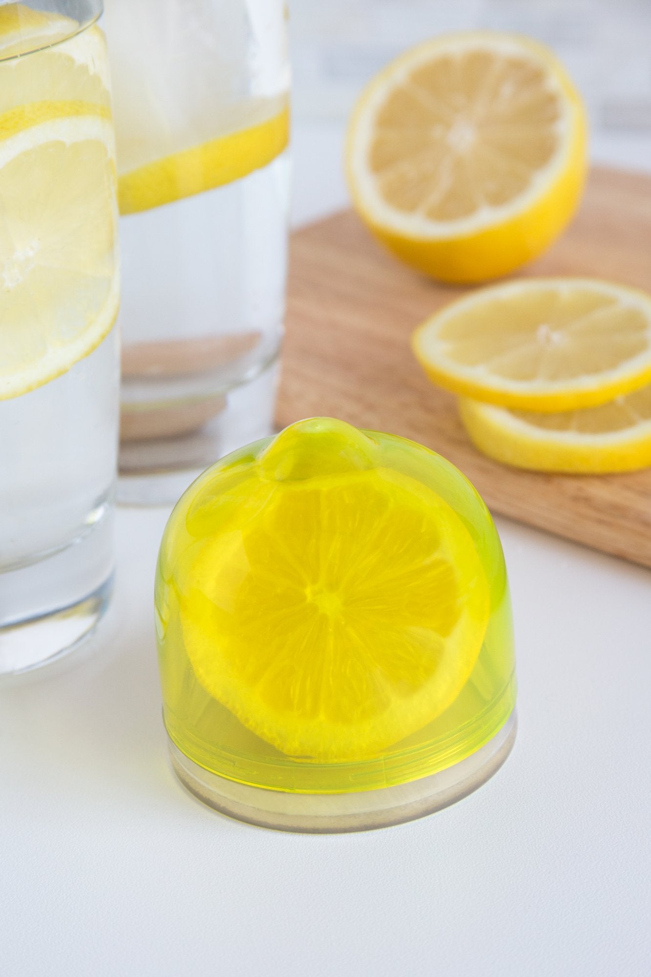 Tulz Lemon Save-A-Half, 3 X 3 X 3 Inches, Yellow