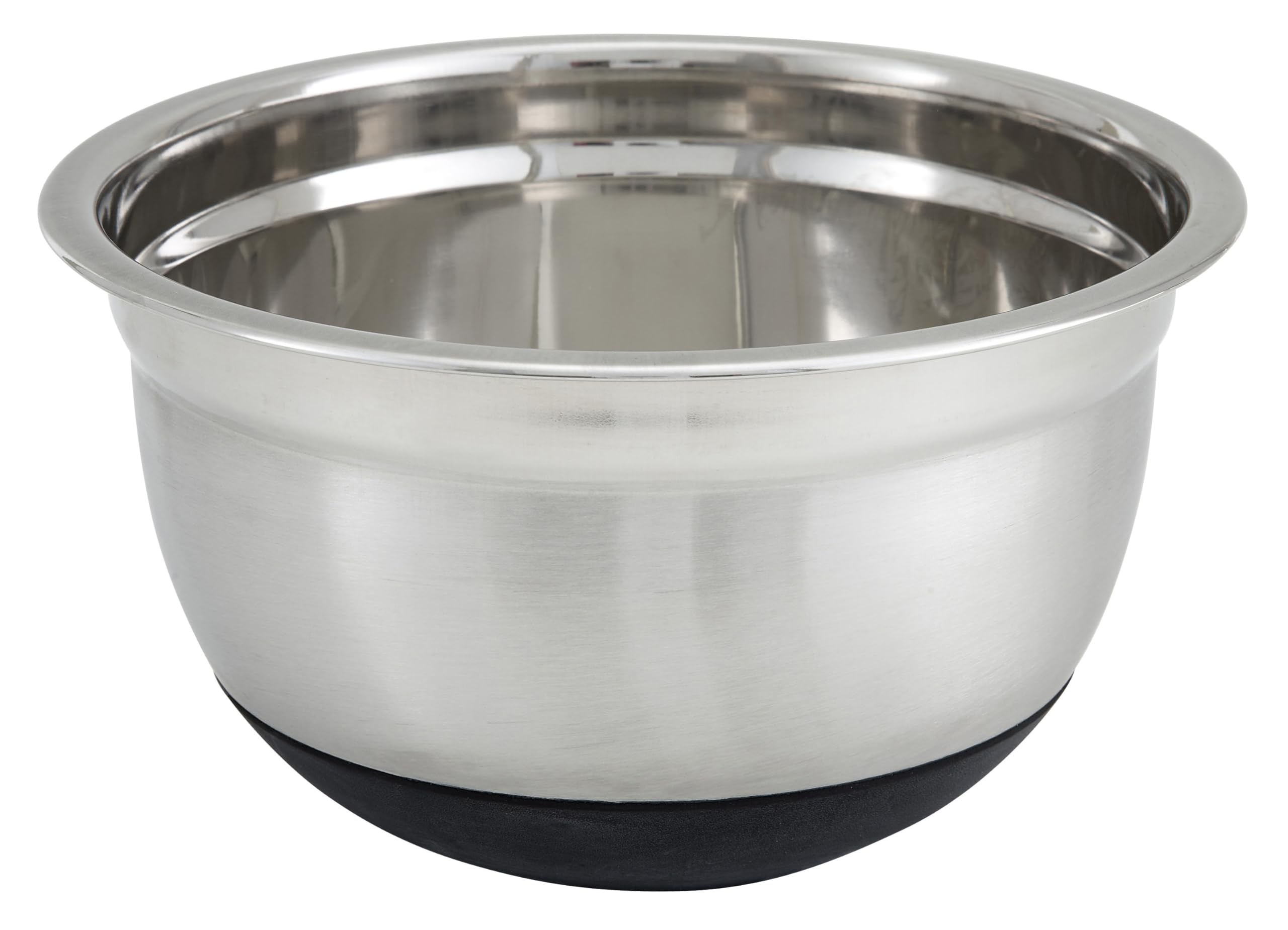 Winco 8 Quart Heavy-Duty Stainless Steel Mixing Bowl with Non-Slip Base