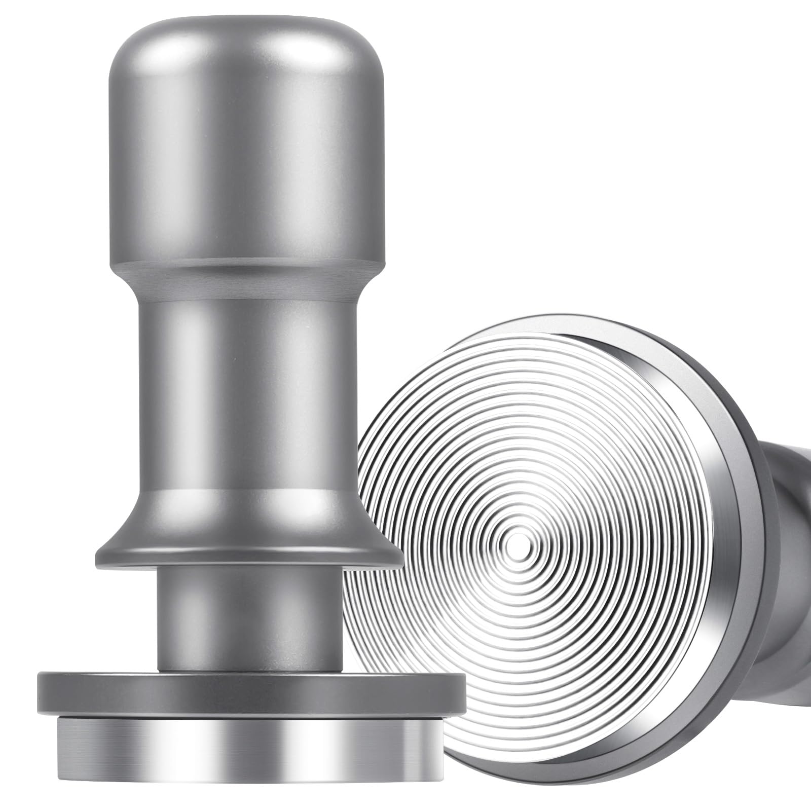 PUSEE 58mm Espresso Coffee Tamper Premium 30lb Calibrated Espresso Tamper Upgrade Coffee Tamper with Spring Loaded 100% Stainless Steel Ground Tamper for Barista Home Coffee Espresso Accessories