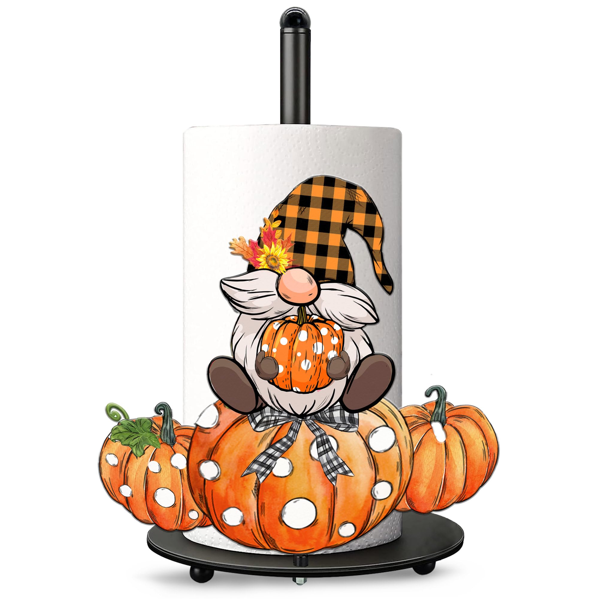 Fall Paper Towel Holder, Fall Bathroom Decor, Kitchen Decor, Fall Decorations Pumpkins Gnomes Accessories Paper Towel Holder Sta