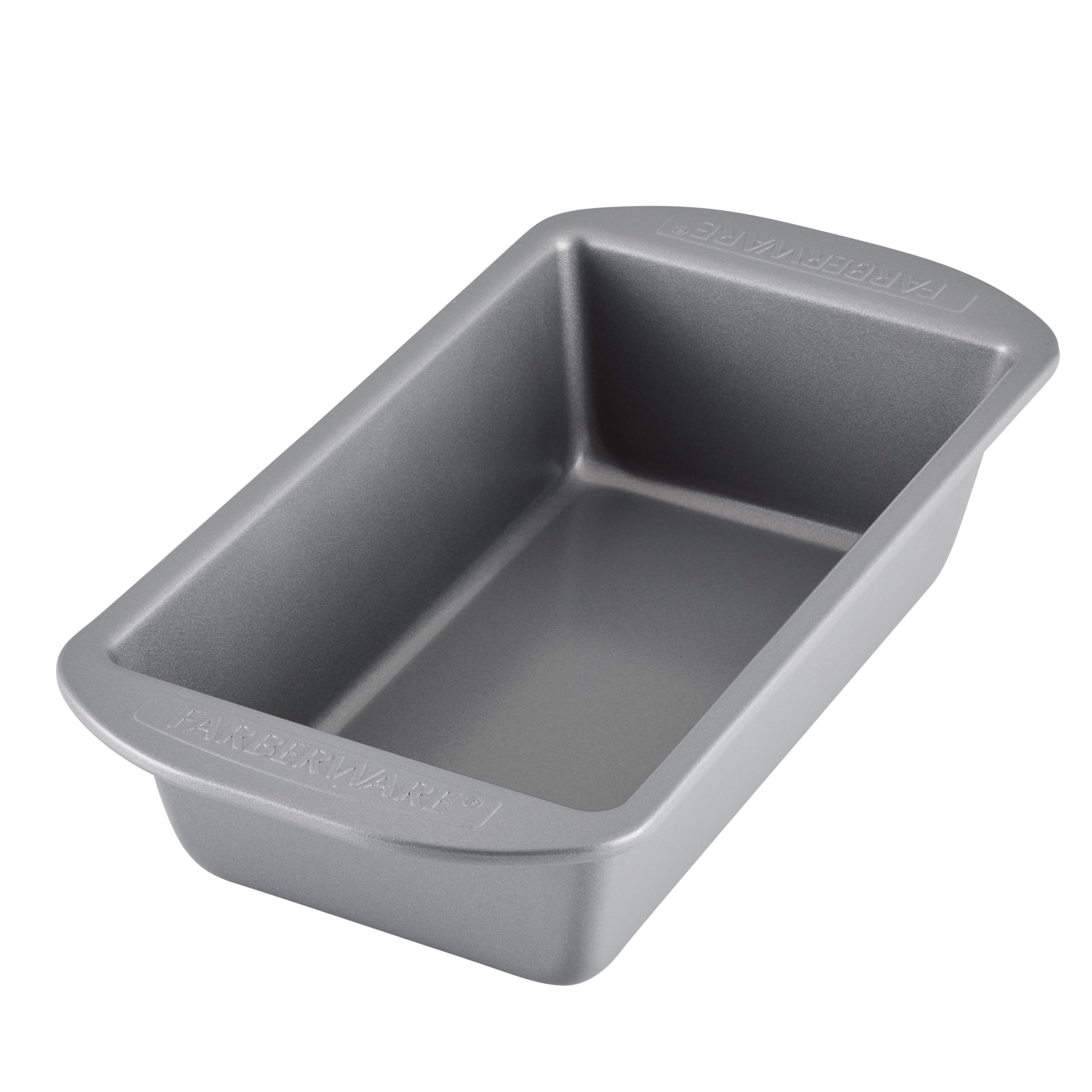 Farberware Nonstick Bakeware 9-Inch X 5-Inch Loaf Pan, Gray -