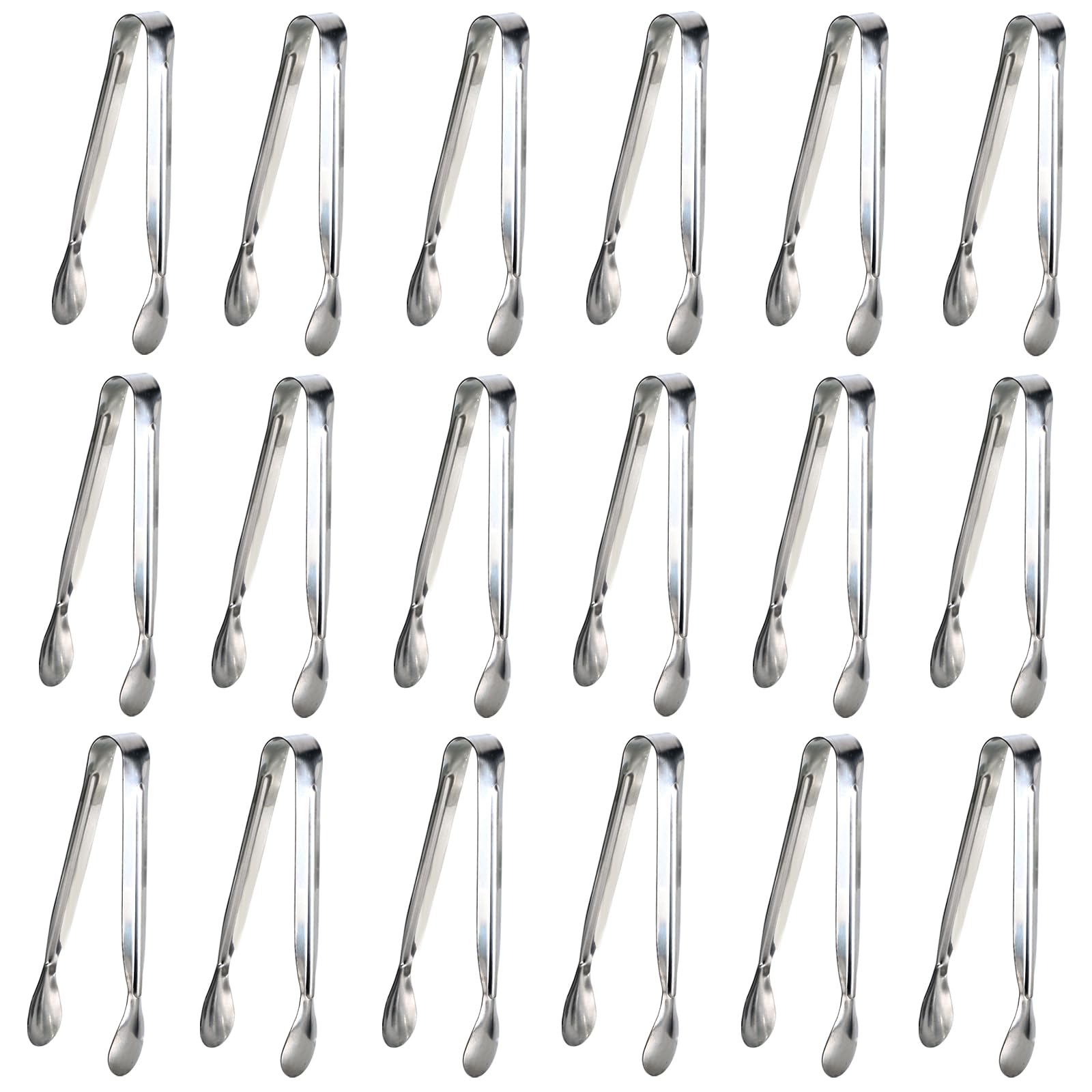 18Pcs Mini Tongs For Appetizers, 5Inch Serving Tongs, Ice Tongs Appetizer Tongs, Small Tongs For Serving Food, Kitchen Utensils
