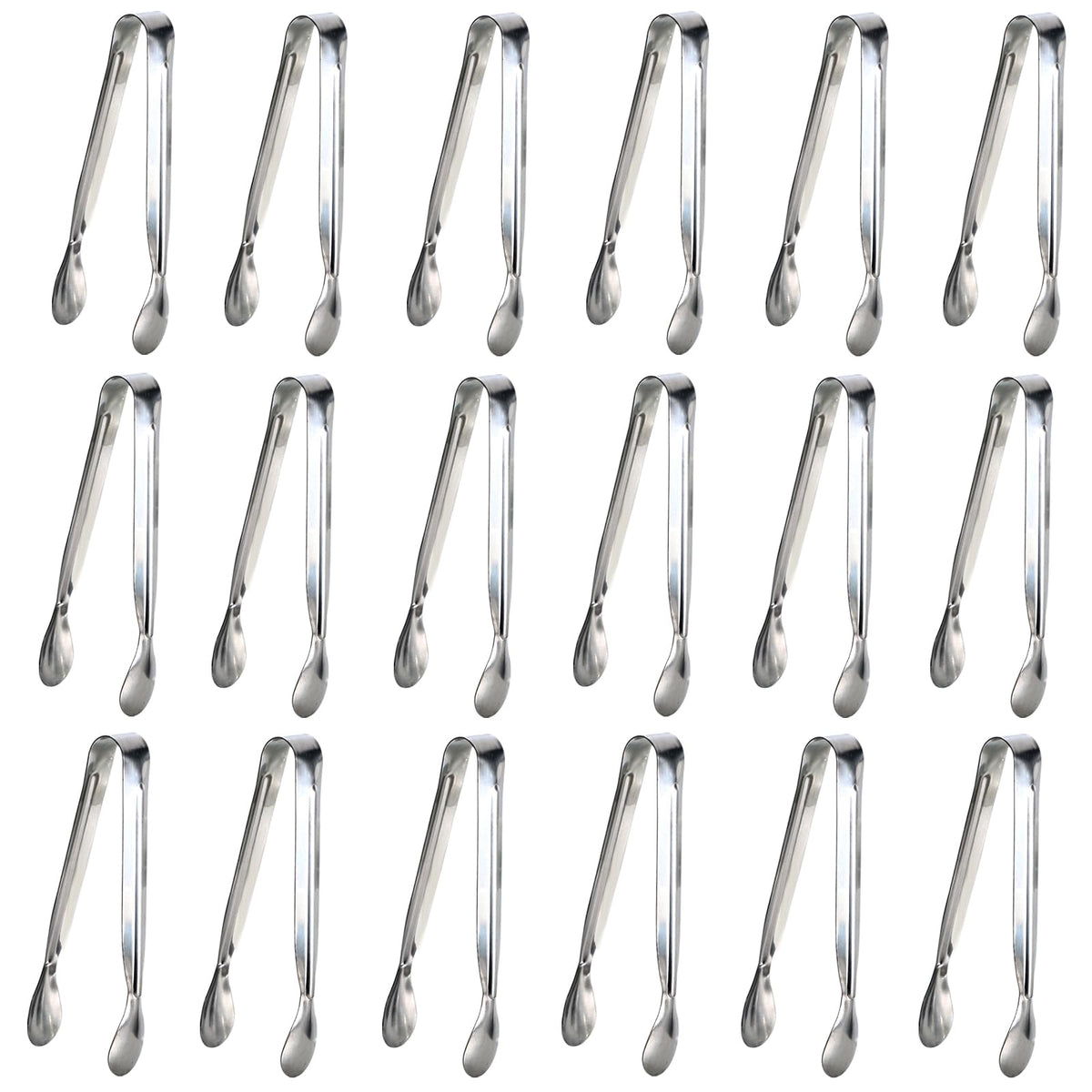 18Pcs Mini Tongs For Appetizers, 5Inch Serving Tongs, Ice Tongs Appetizer Tongs, Small Tongs For Serving Food, Kitchen Utensils