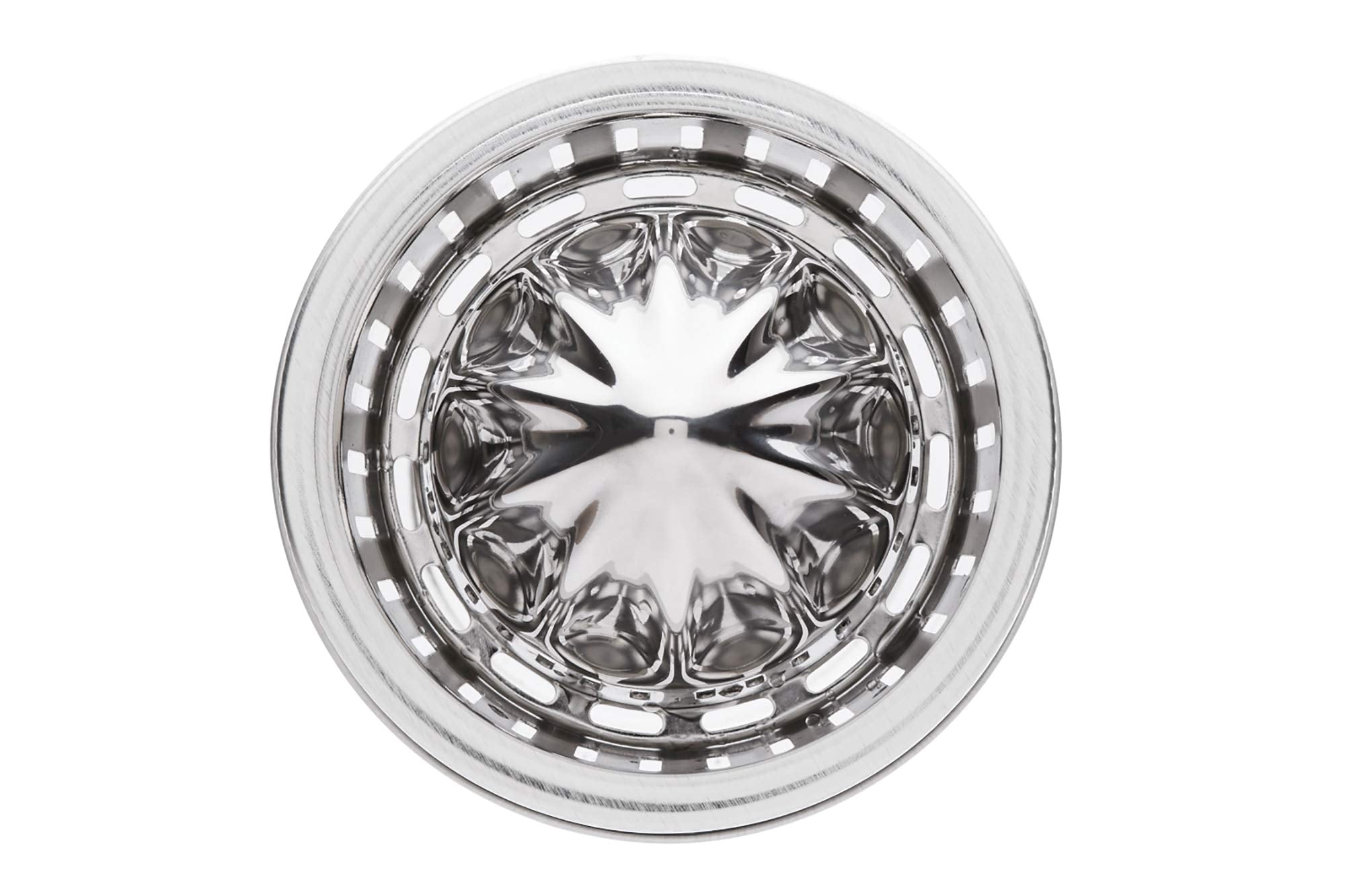 Jarware - 82654 Jarware Stainless Steel Citrus Juicer Lid For Mason Jars, Wide-Mouth, Metallic