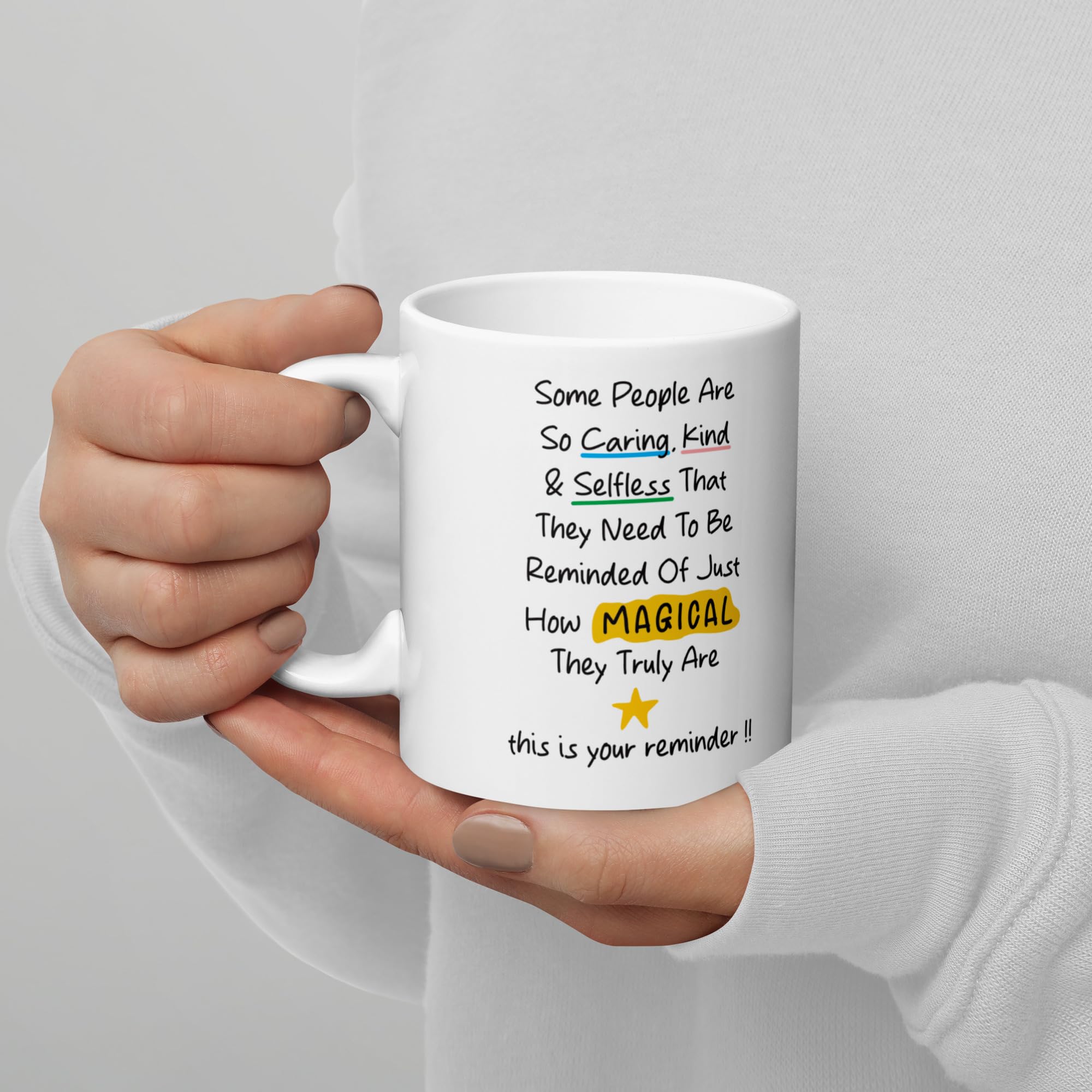 Visibee This Is Your Reminder Mug - Friendship Gift, Thank You Gift, For Best Friend, Positivity - 350Ml Ceramic Coffee Mug