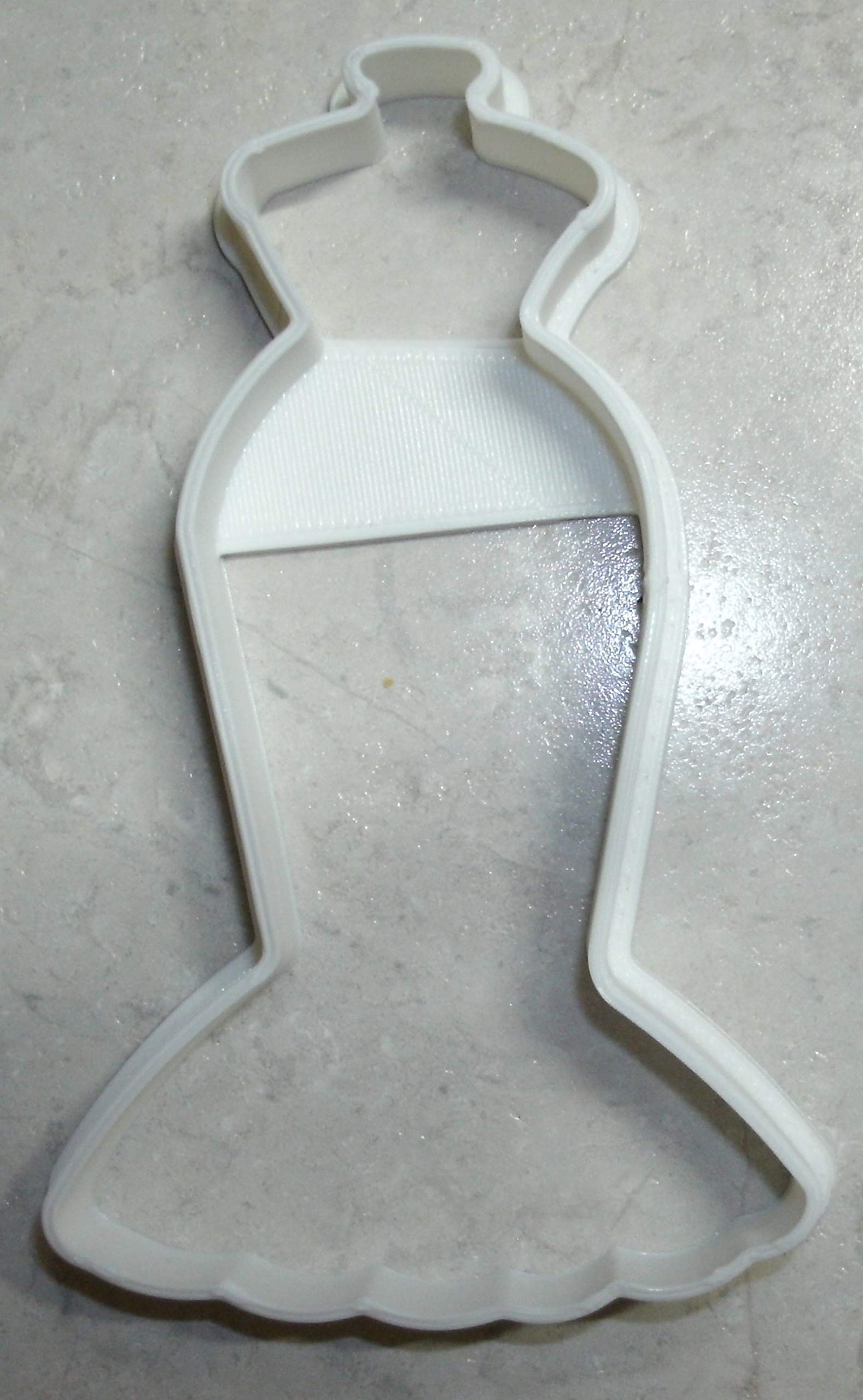 Mermaid Style Trumpet Wedding Dress Outline Cookie Cutter Made In Usa Pr2519