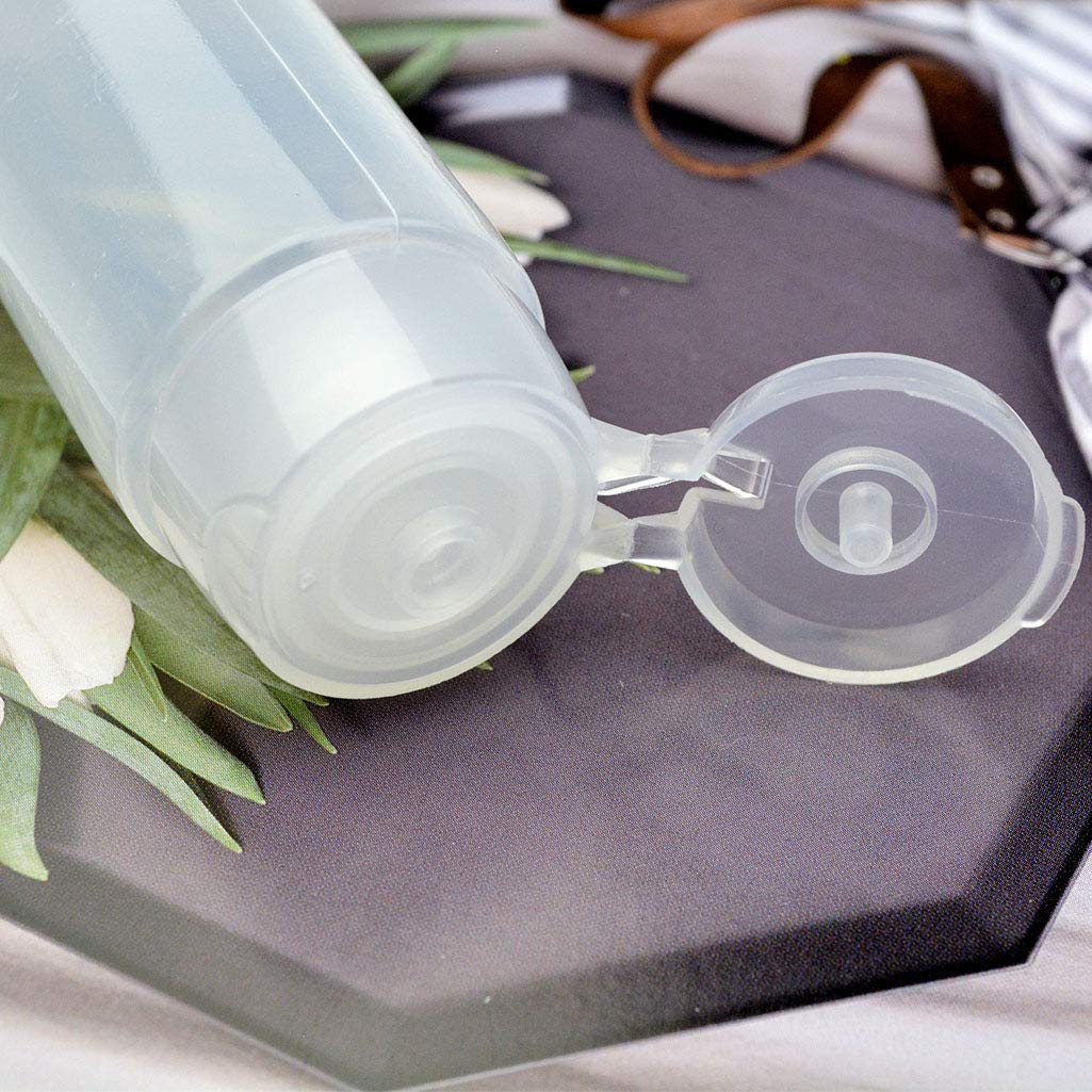 Nydotd 18 Pack Travel Size Plastic Squeeze Bottles For Liquids, 50Ml/1.7Oz Tsa Approved Travel Bottles Makeup Toiletry Cosmetic