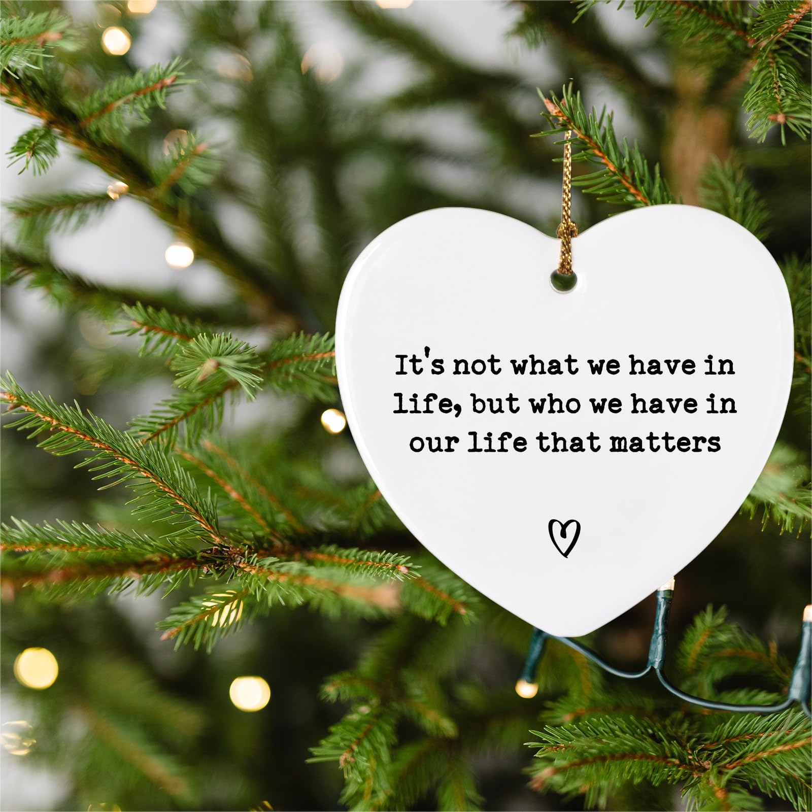 Thank You Gifts Ornament Keepsake Sign Heart Plaque for Women Men Appreciation Gifts for Coworkers Sister Employee Heart Plaque