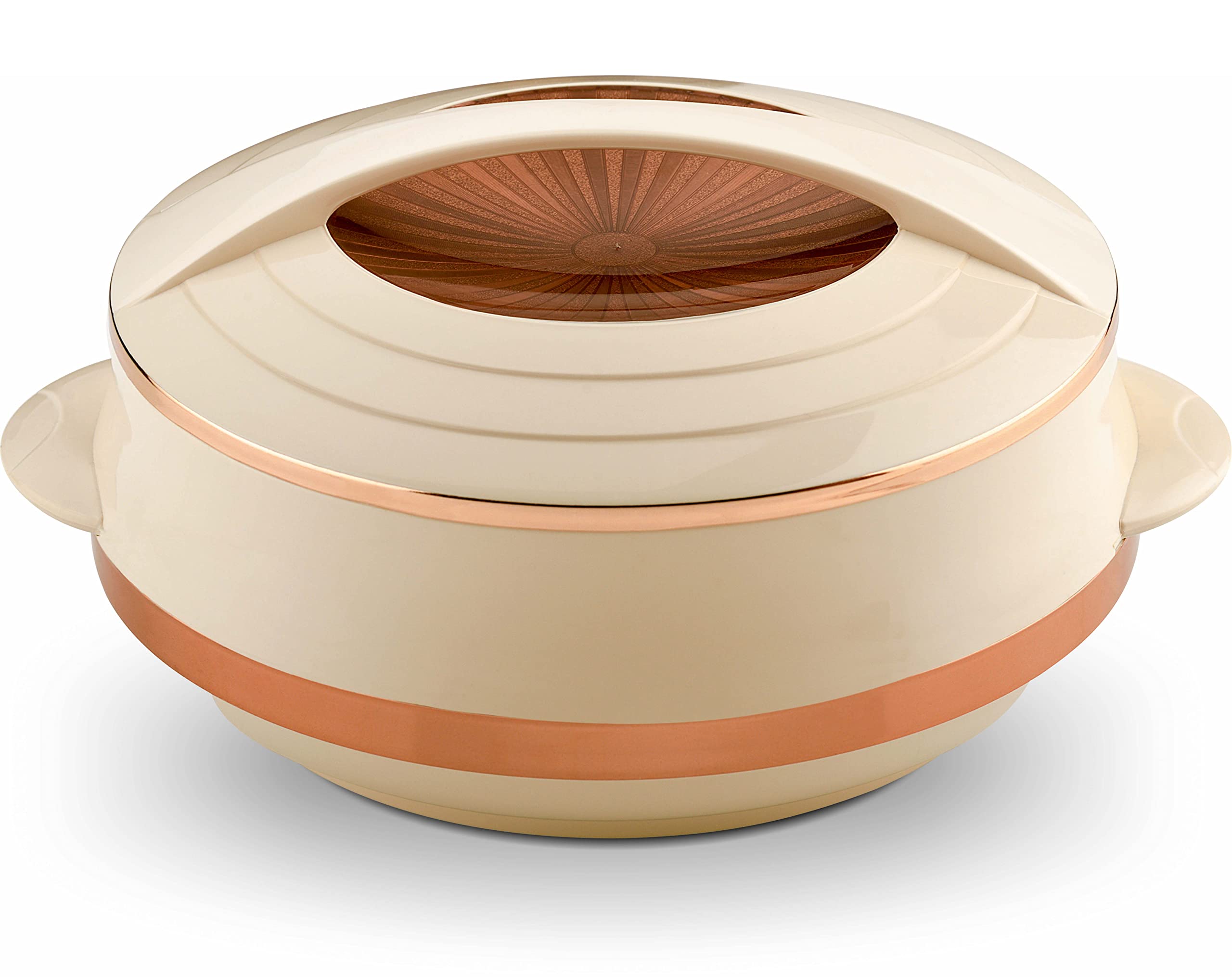 Asian Olympic Inner Steel Casserole, 1600 Ml, Rose Gold |Pu Insulated| Bpa Free | Odour Proof| Food Grade | Easy To Carry | Easy