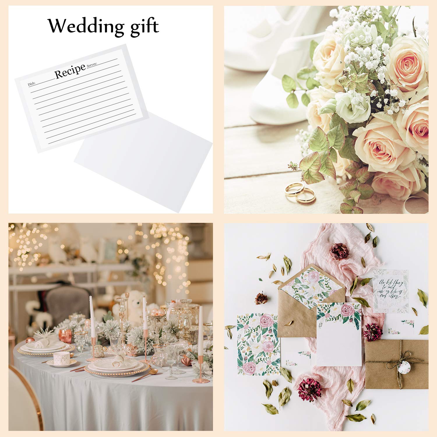 Recipe Card Protectors, Recipe Card Covers, Kitchen Plastic Cookbook Sheet Protectors Clear Cookbook Page Protector Index Sleeve