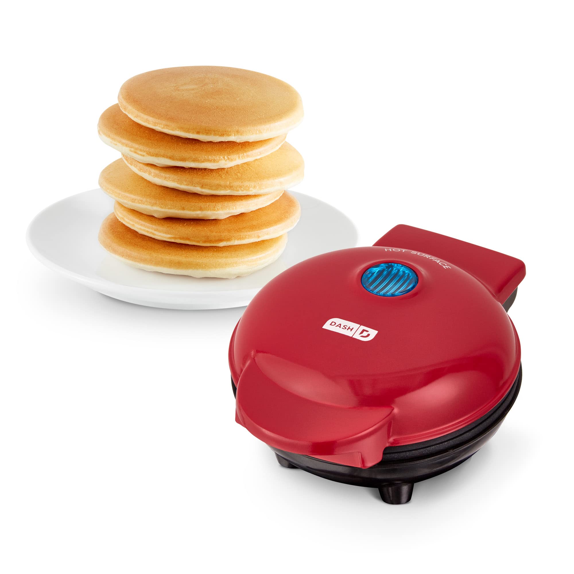 Dash Mini Maker Electric Round Griddle For Individual Pancakes, Cookies, Eggs & Other On The Go Breakfast, Lunch & Snacks With I