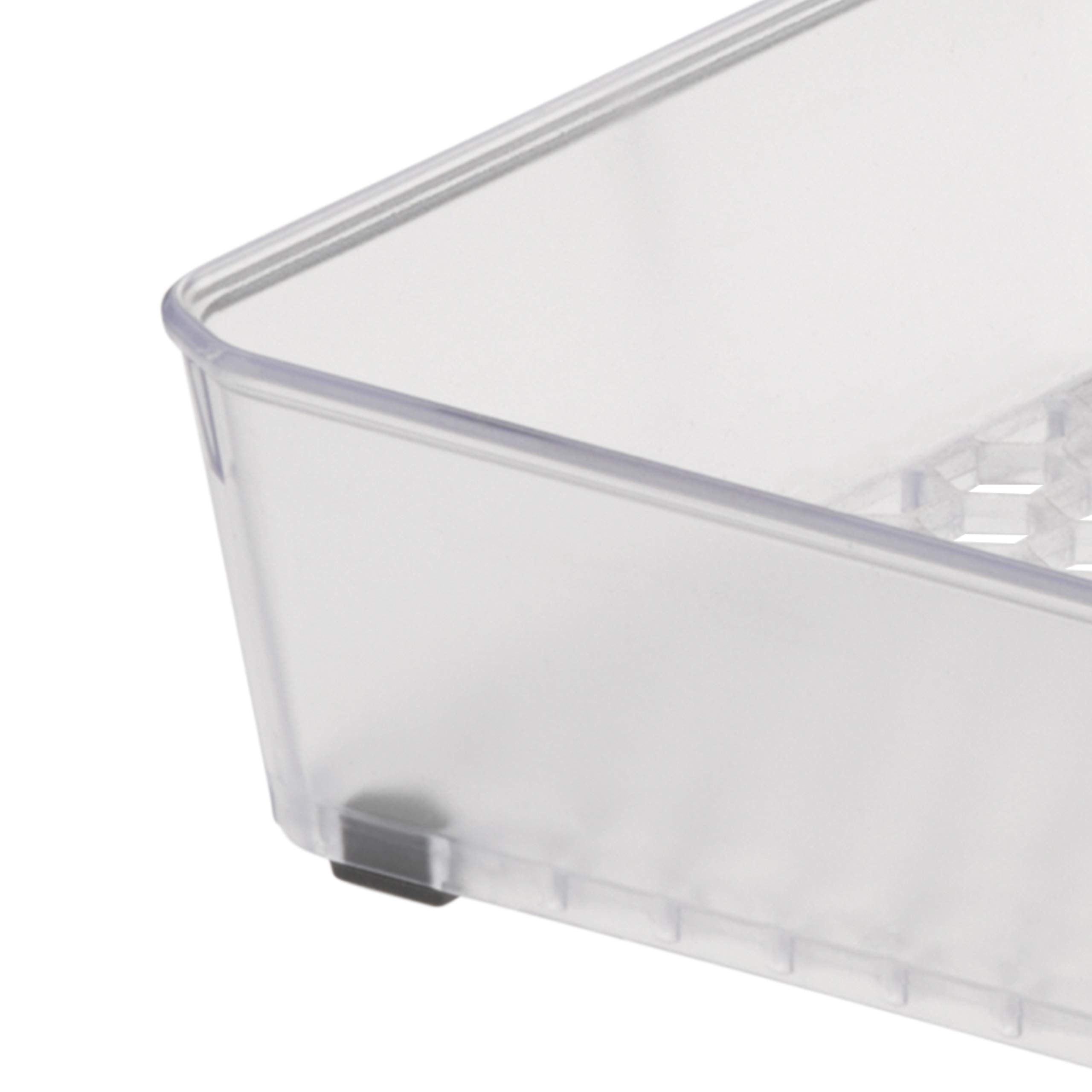 Spectrum Diversified Hexa 6'' X 15'' X 2'' Buildup-Resistant Bathroom, Easy-To-Clean Kitchen Utensil Drawers, Desk Organizer Tra