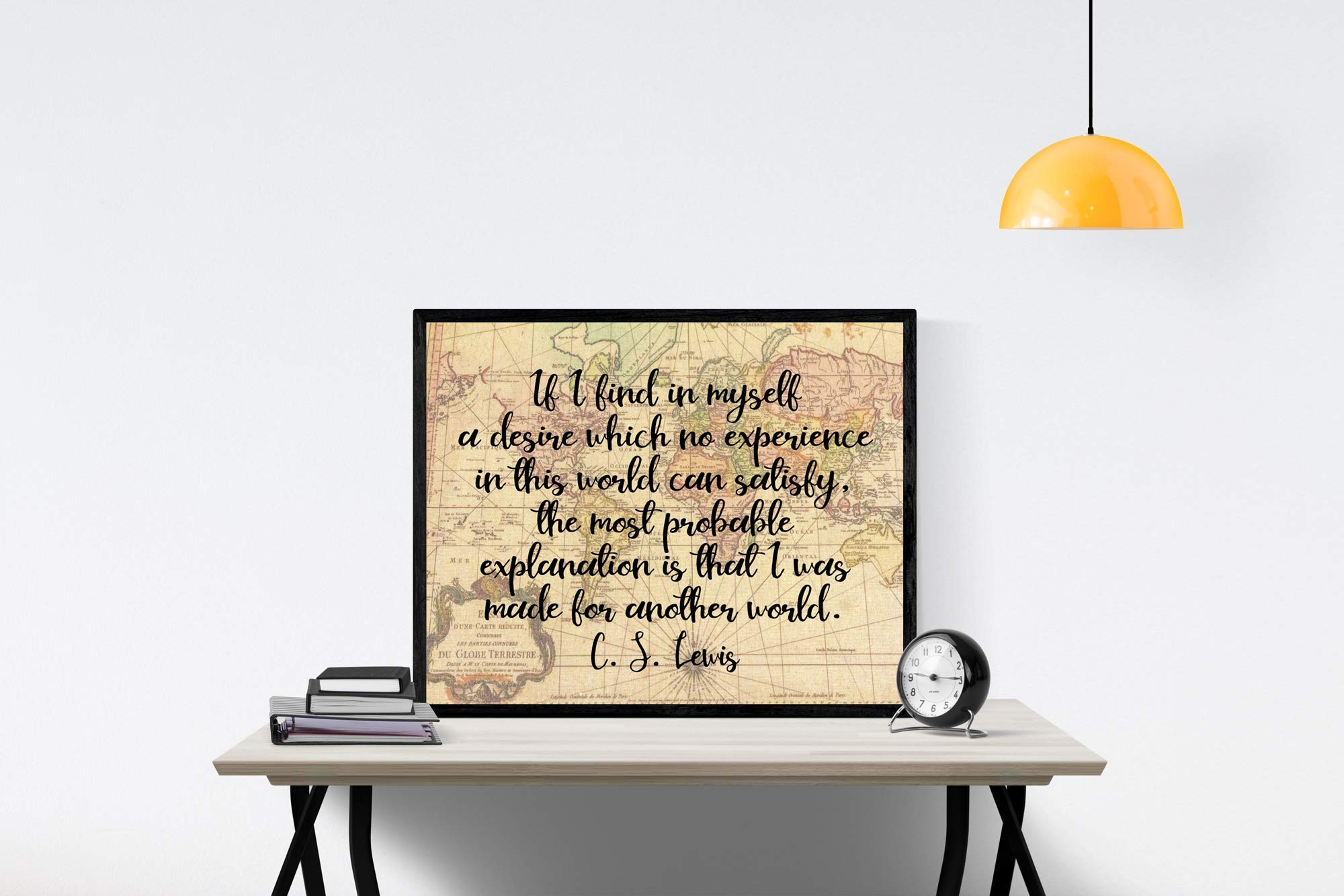 Cs Lewis Made For Another World | Art Print (8X10)