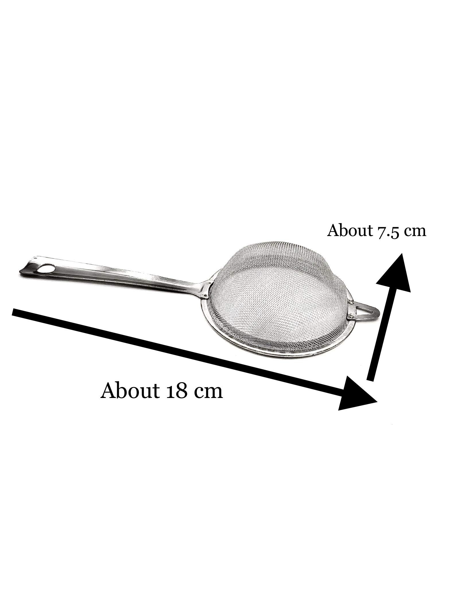 Matcha Sifter | Tea Strainer | Very Fine Mesh | Stainless Steel | Eliminate Clumps In Matcha Green Tea Powder